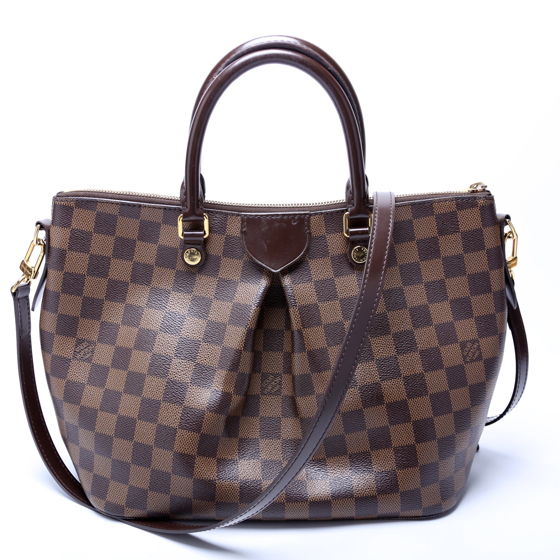 Louis Vuitton Siena Ebene MM Damier Handbag Ebene 11