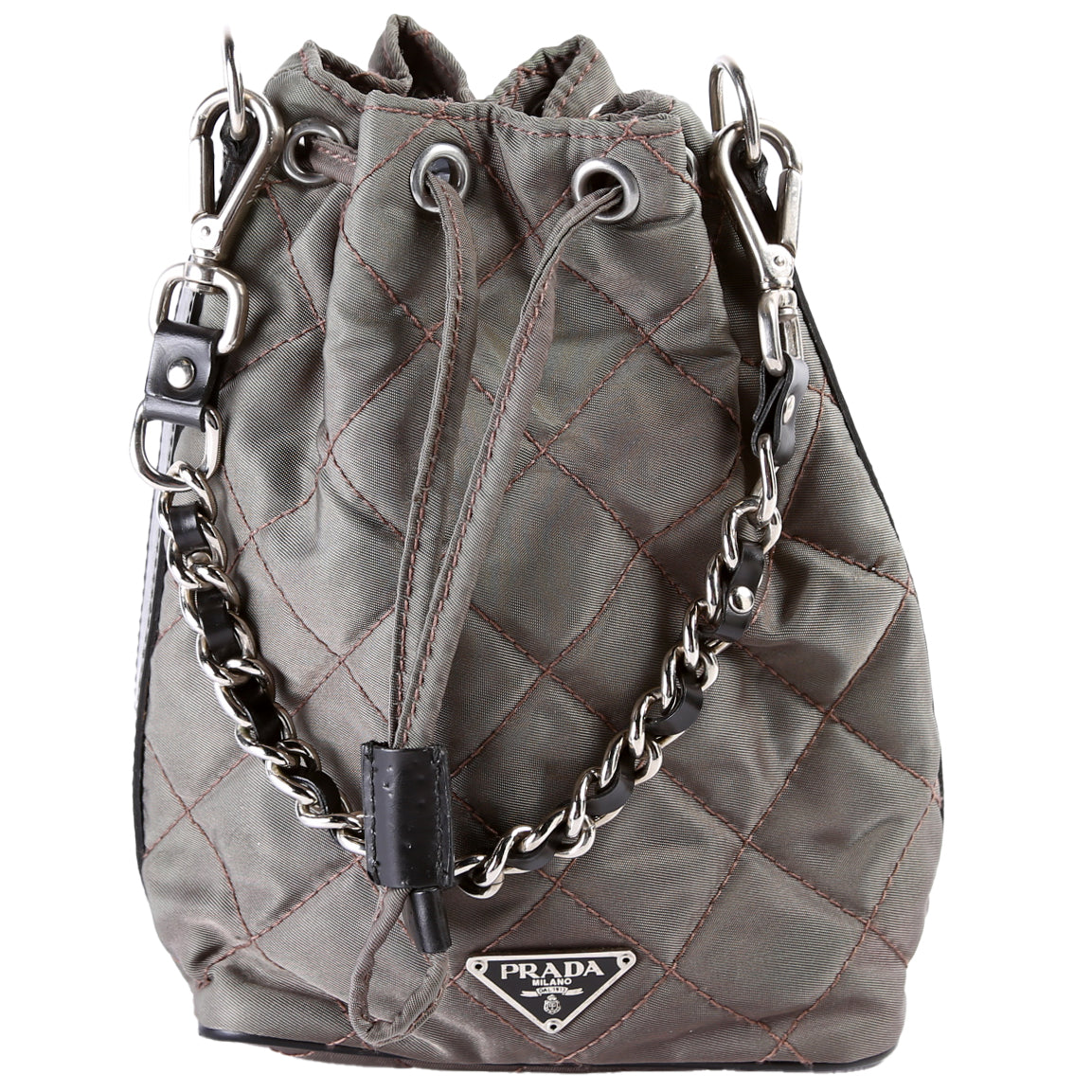 Prada Bucket Bag Nylon Quilted