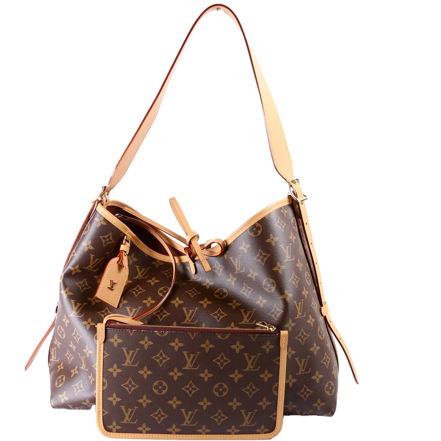 Louis Vuitton Carryall MM NM Monogram Handbag Monogram 1
