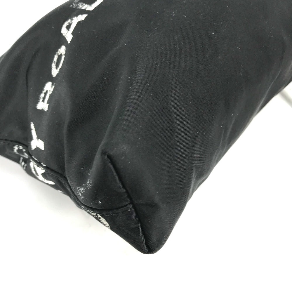 Burberry Clutch Bag Horse Ferry Mens Nylon Black