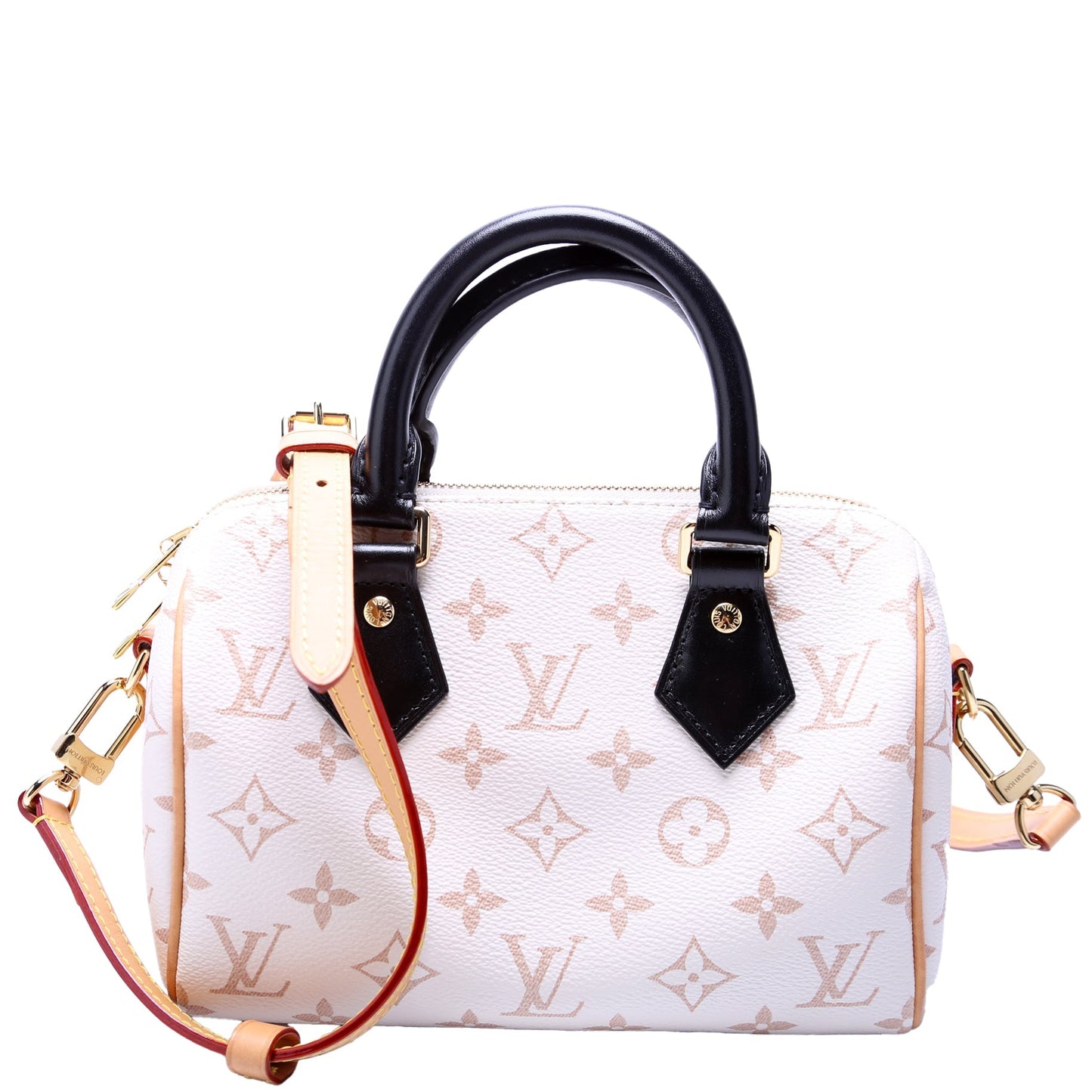 Louis Vuitton Speedy 20 Bandouliere Dune Canvas Handbag