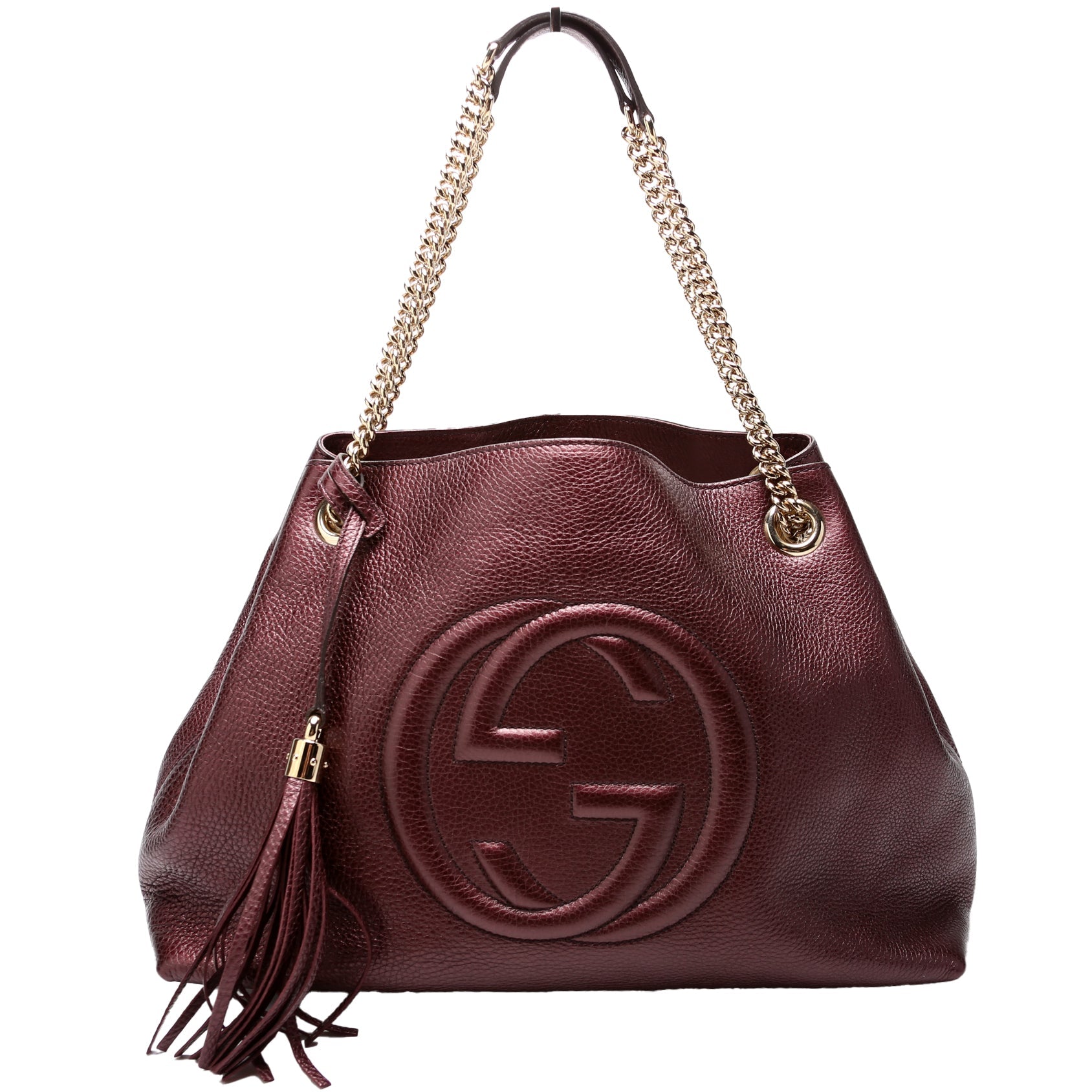 Gucci Soho Leather Medium Shoulder Bag Medium 26