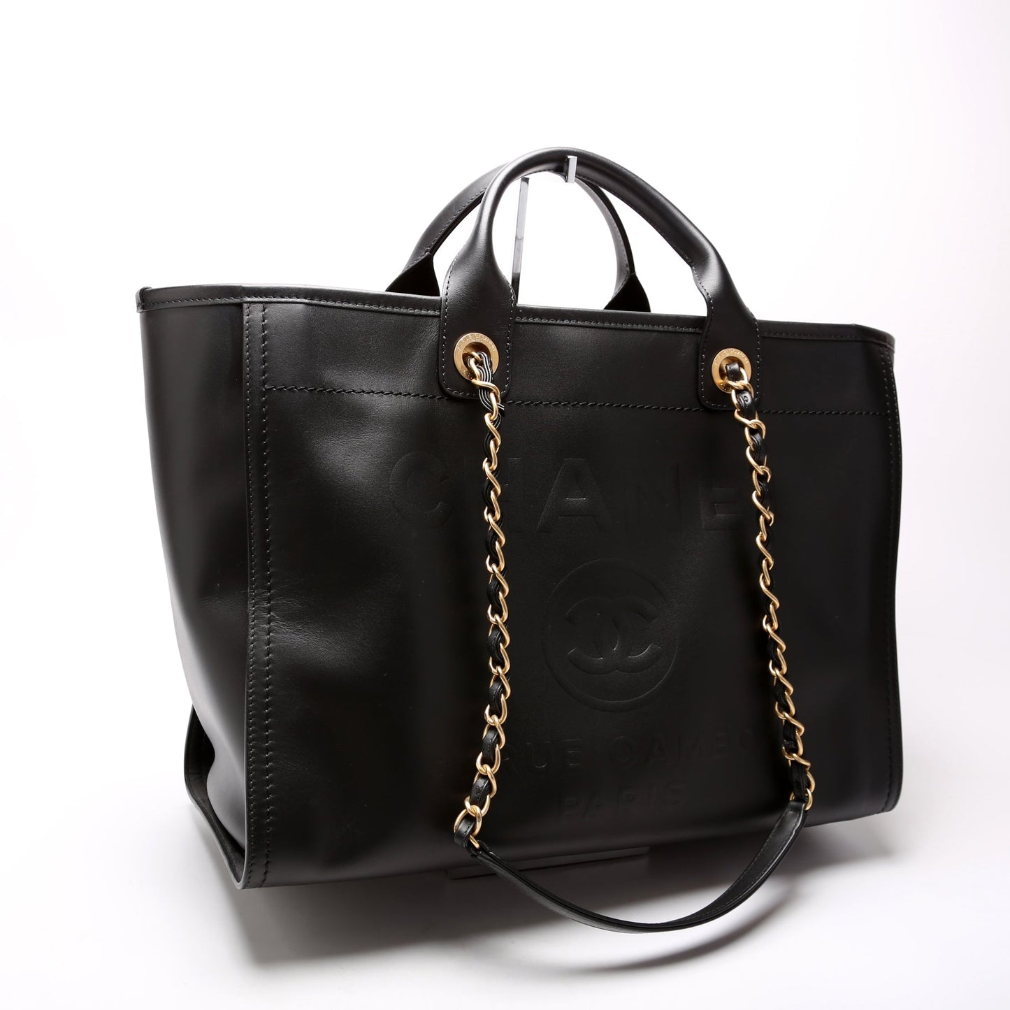 Chanel Deauville 31M Leather Tote Bag