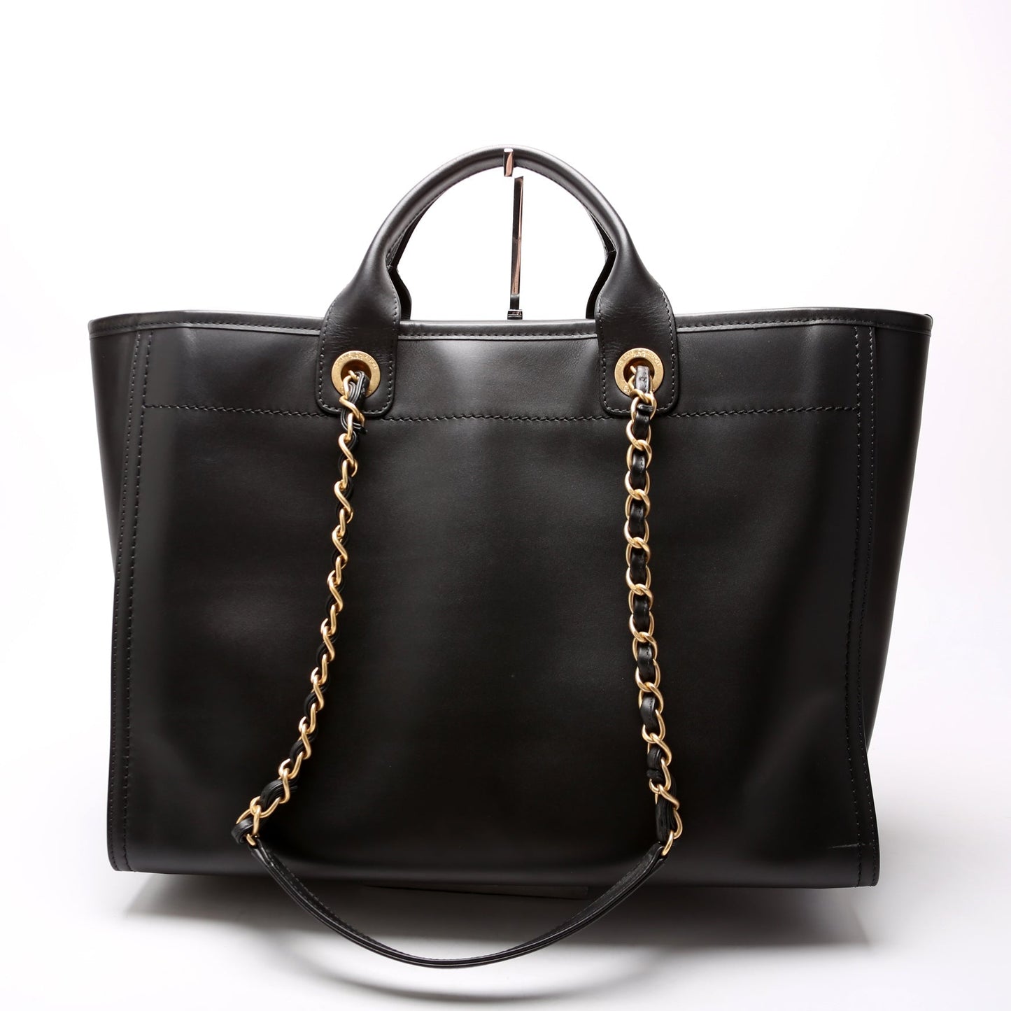 Chanel Deauville 31M Leather Tote Bag