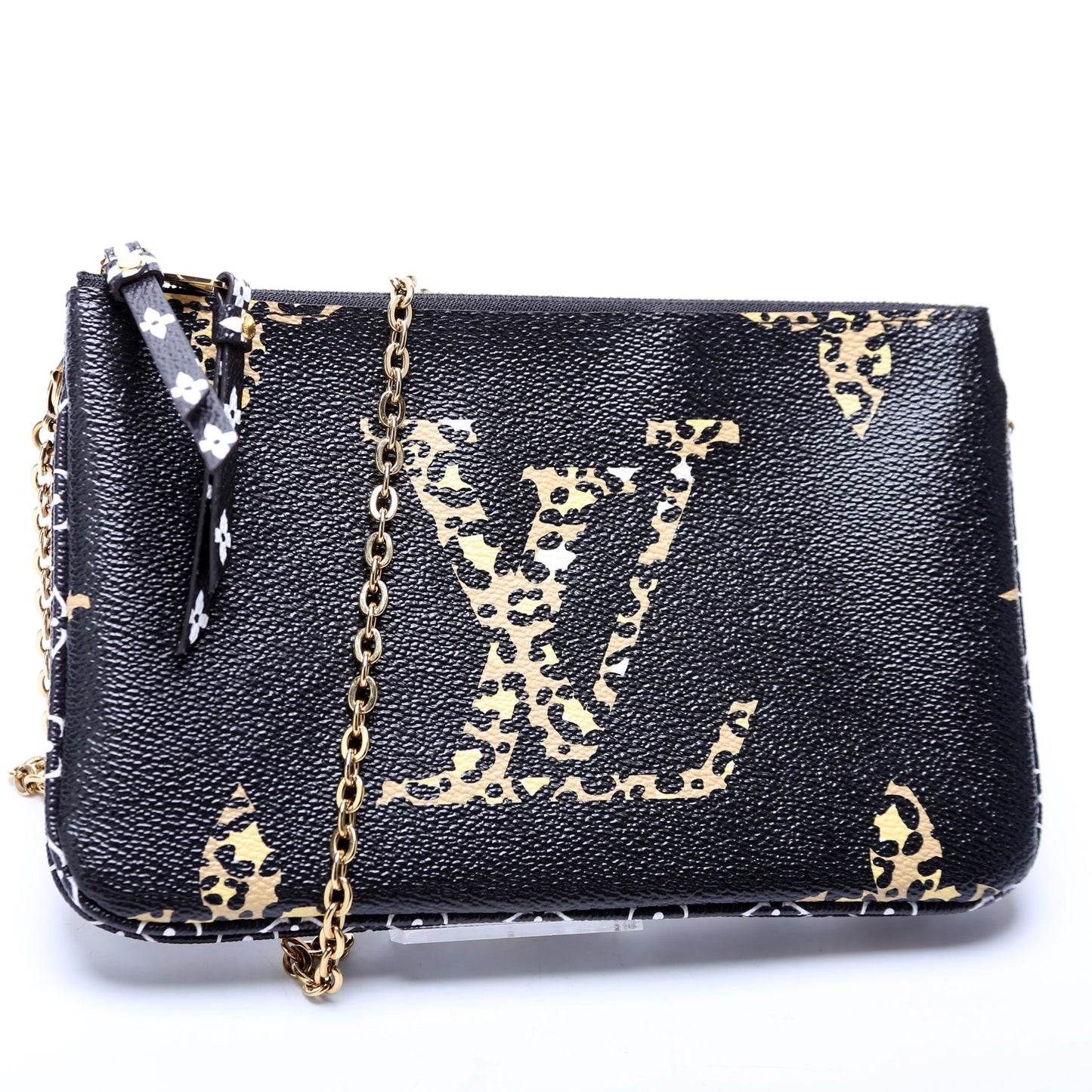 Louis Vuitton Double Zip Pochette Jungle Clutch Bag