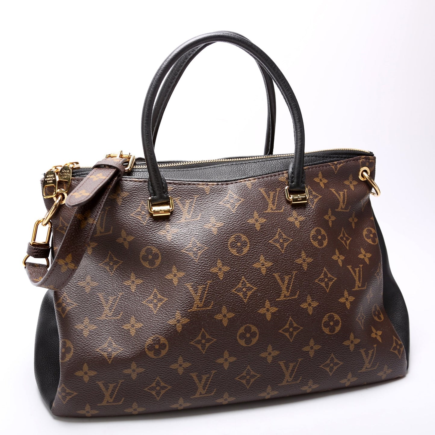 Louis Vuitton Pallas Side Monogram Canvas Tote Bag Side 10