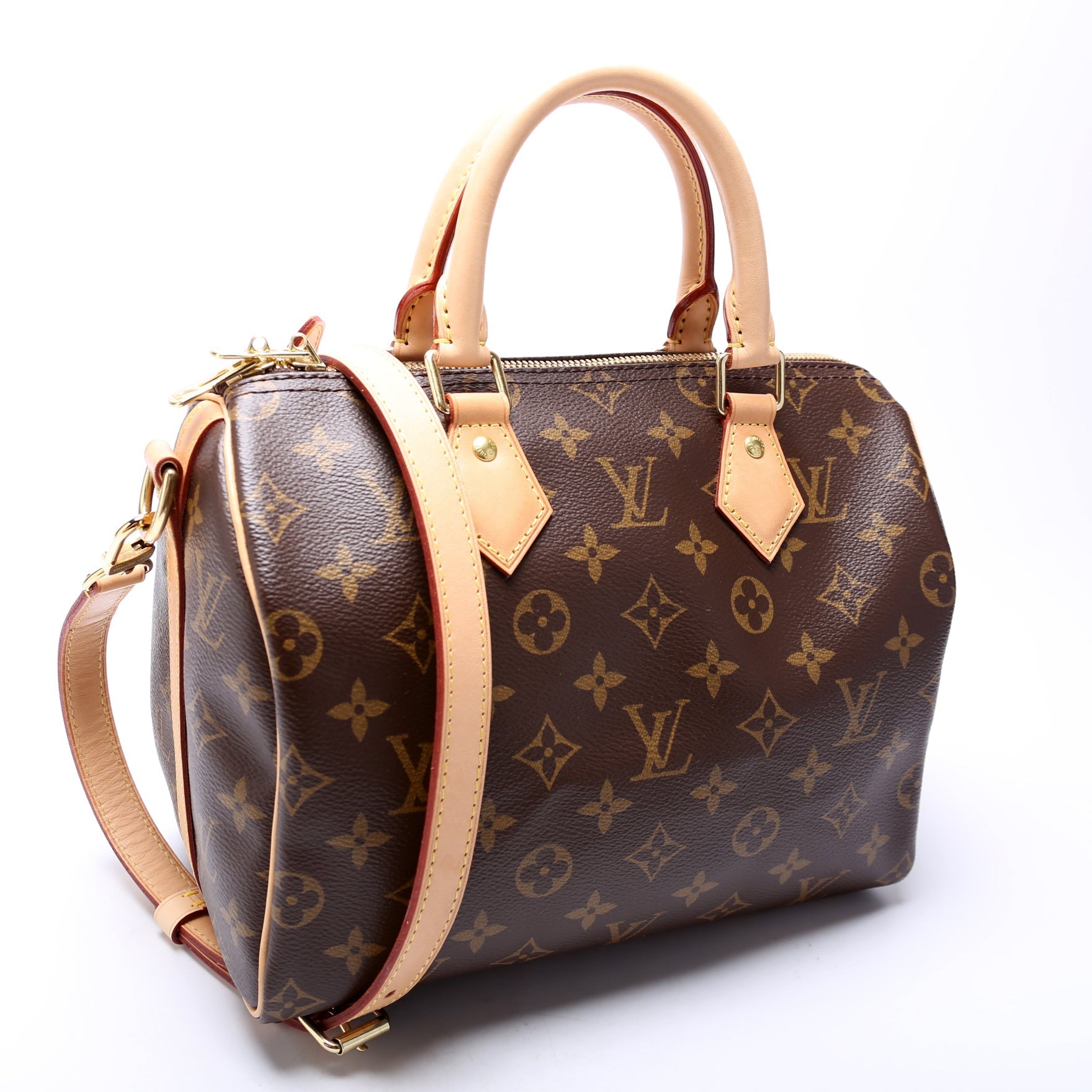 Louis Vuitton Speedy 25 Bandouliere Monogram Handbag Monogram 6