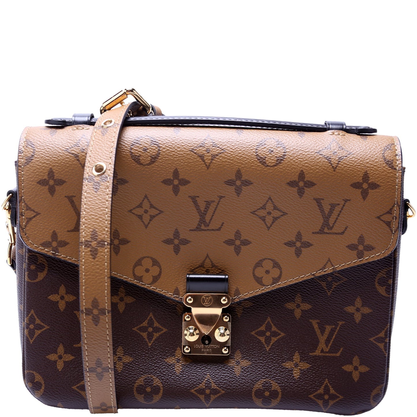 Louis Vuitton Pochette Metis Reverse Monogram Clutch Bag Monogram 16