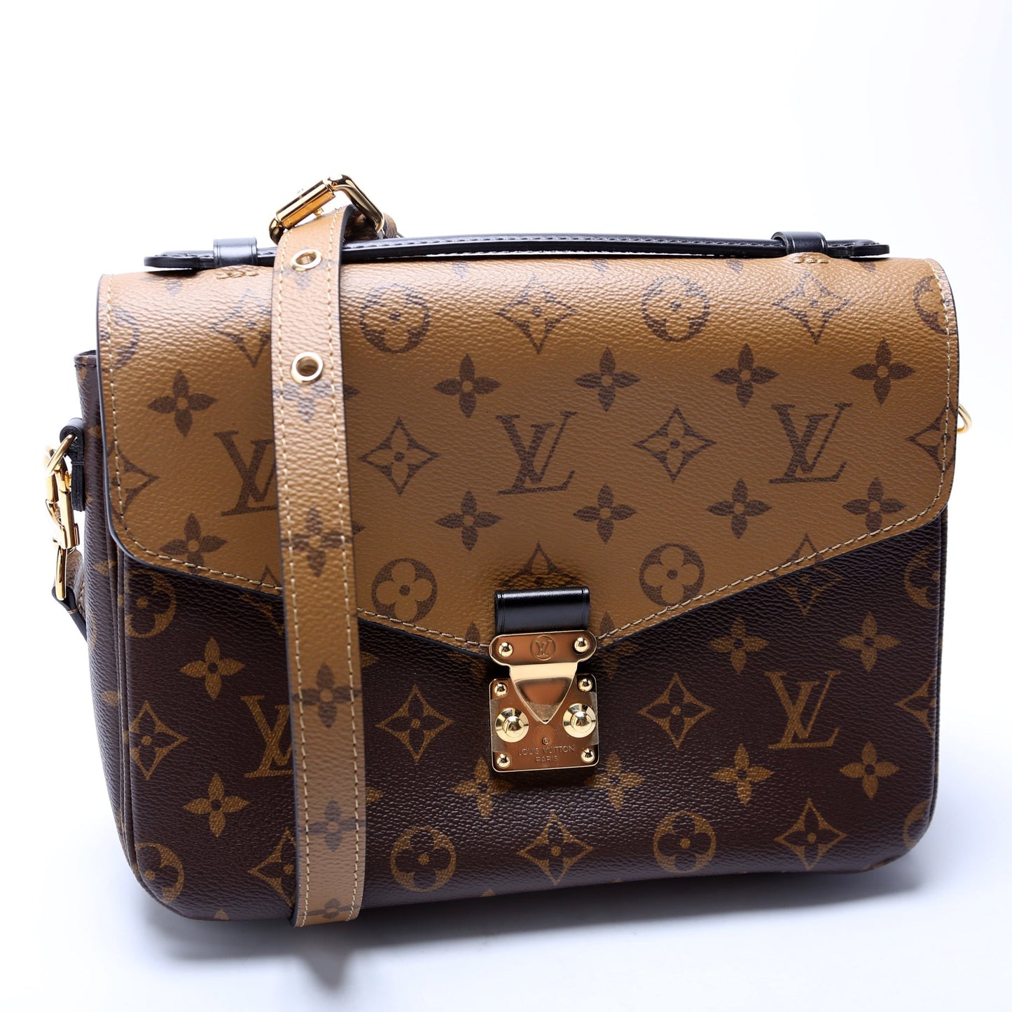 Louis Vuitton Pochette Metis Reverse Monogram Clutch Bag Monogram 16