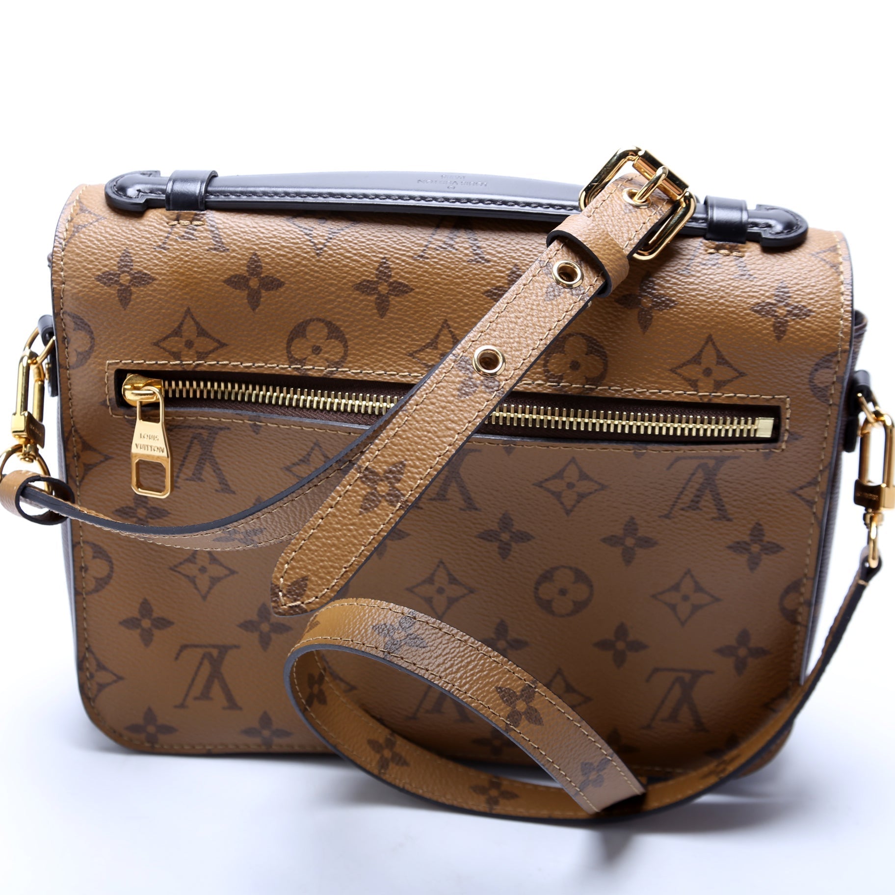 Louis Vuitton Pochette Metis Reverse Monogram Clutch Bag Monogram 16