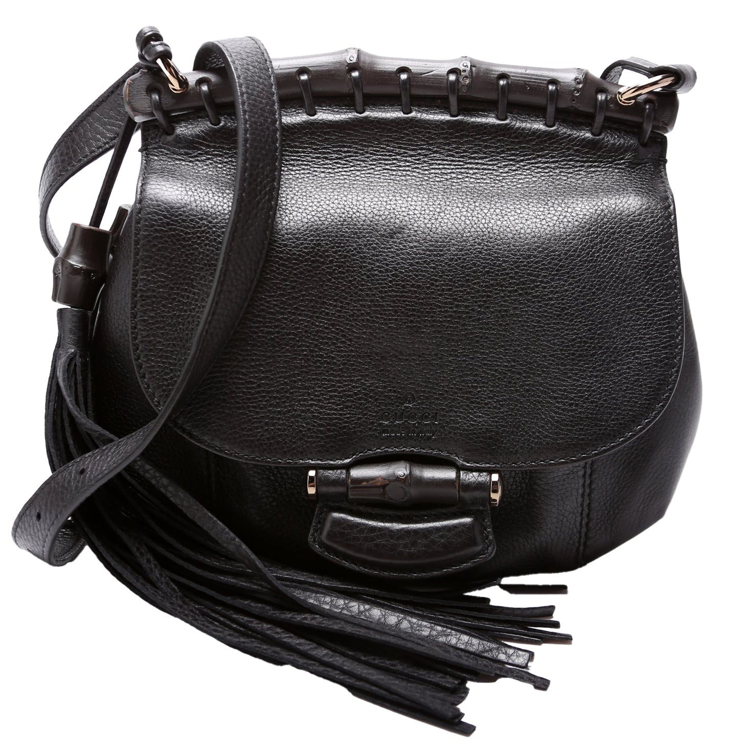 Gucci Bamboo Nouveau Calfskin Small Shoulder Bag