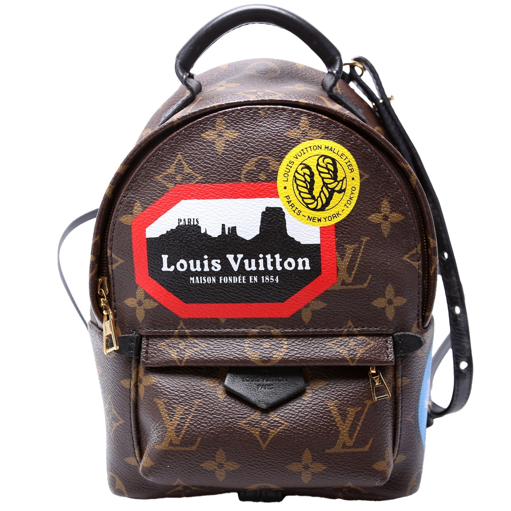 Louis Vuitton Palm Springs Backpack World Tour Monogram Jewelry