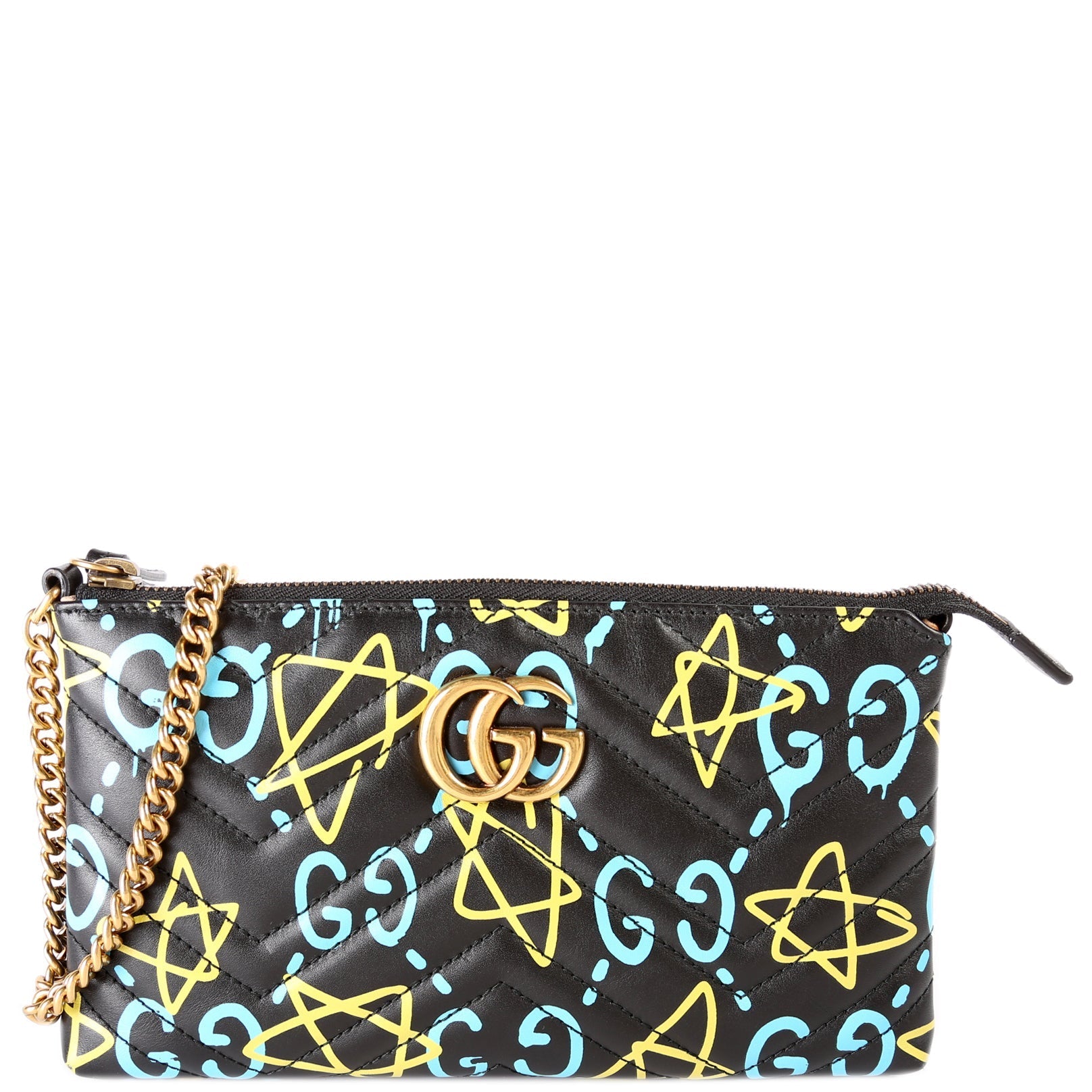 Gucci ghost GG Marmont Mini Chain Travel Bag
