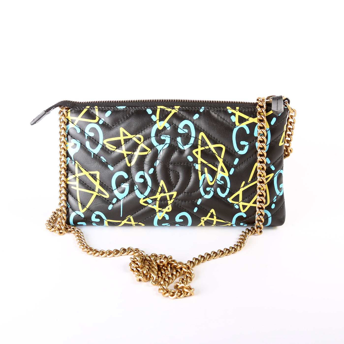 Gucci ghost GG Marmont Mini Chain Travel Bag