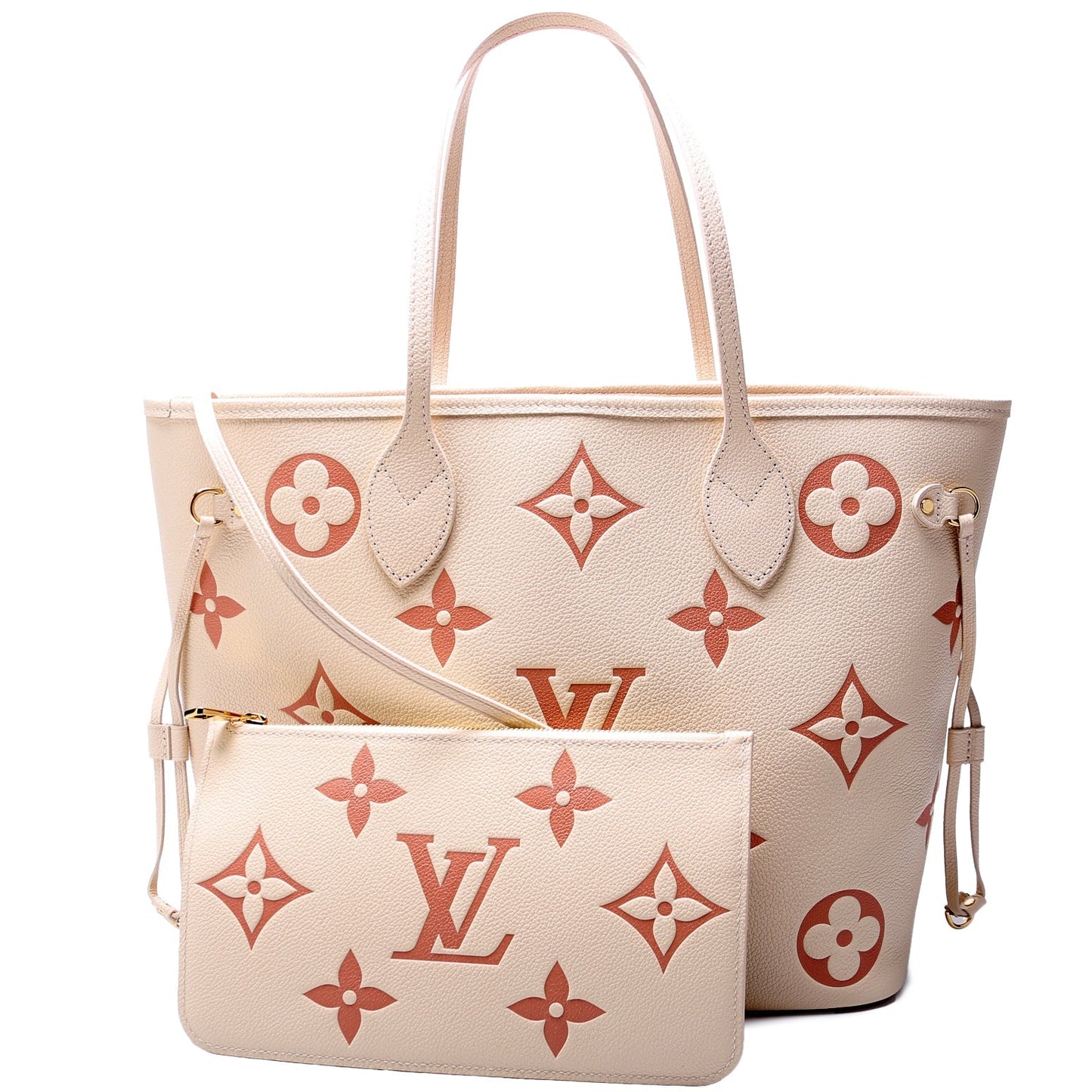 Louis Vuitton Neverfull MM Bicolor Empreinte Wallet Case