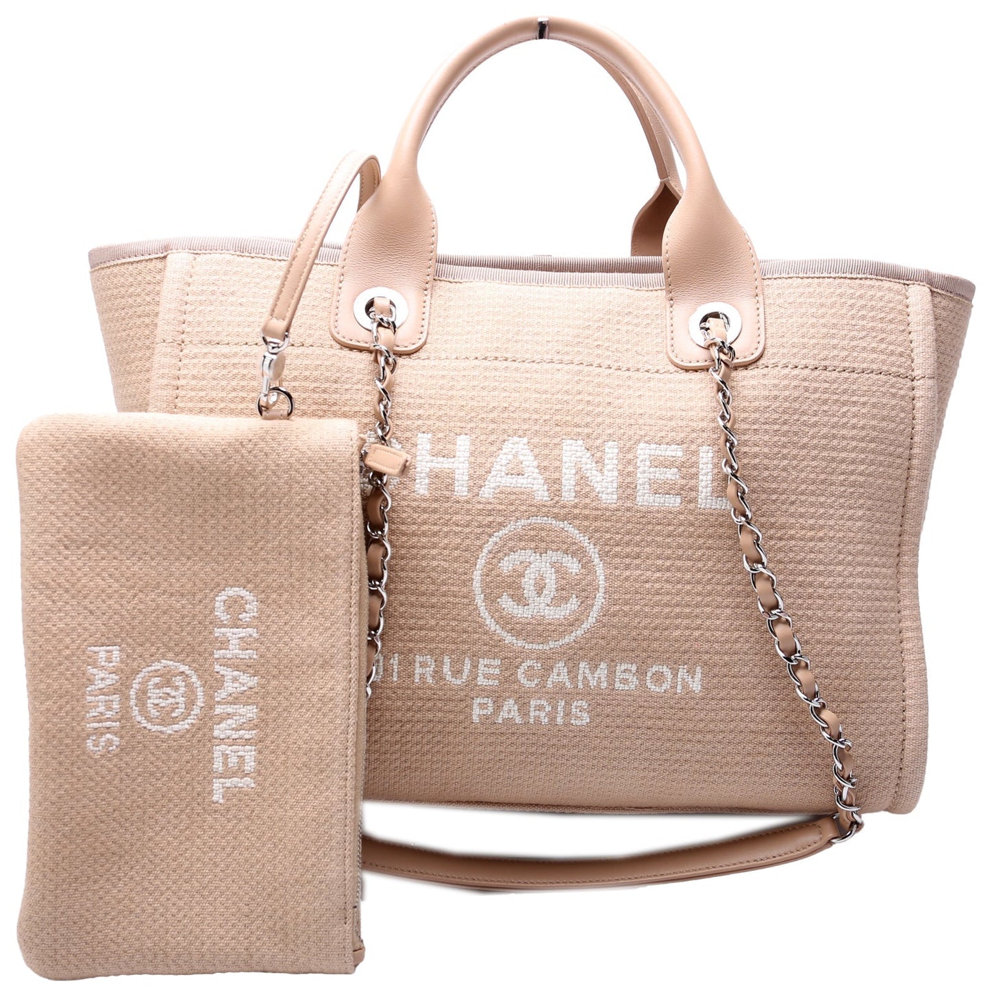 Chanel Deauville Mixed Fibers Small Handbag