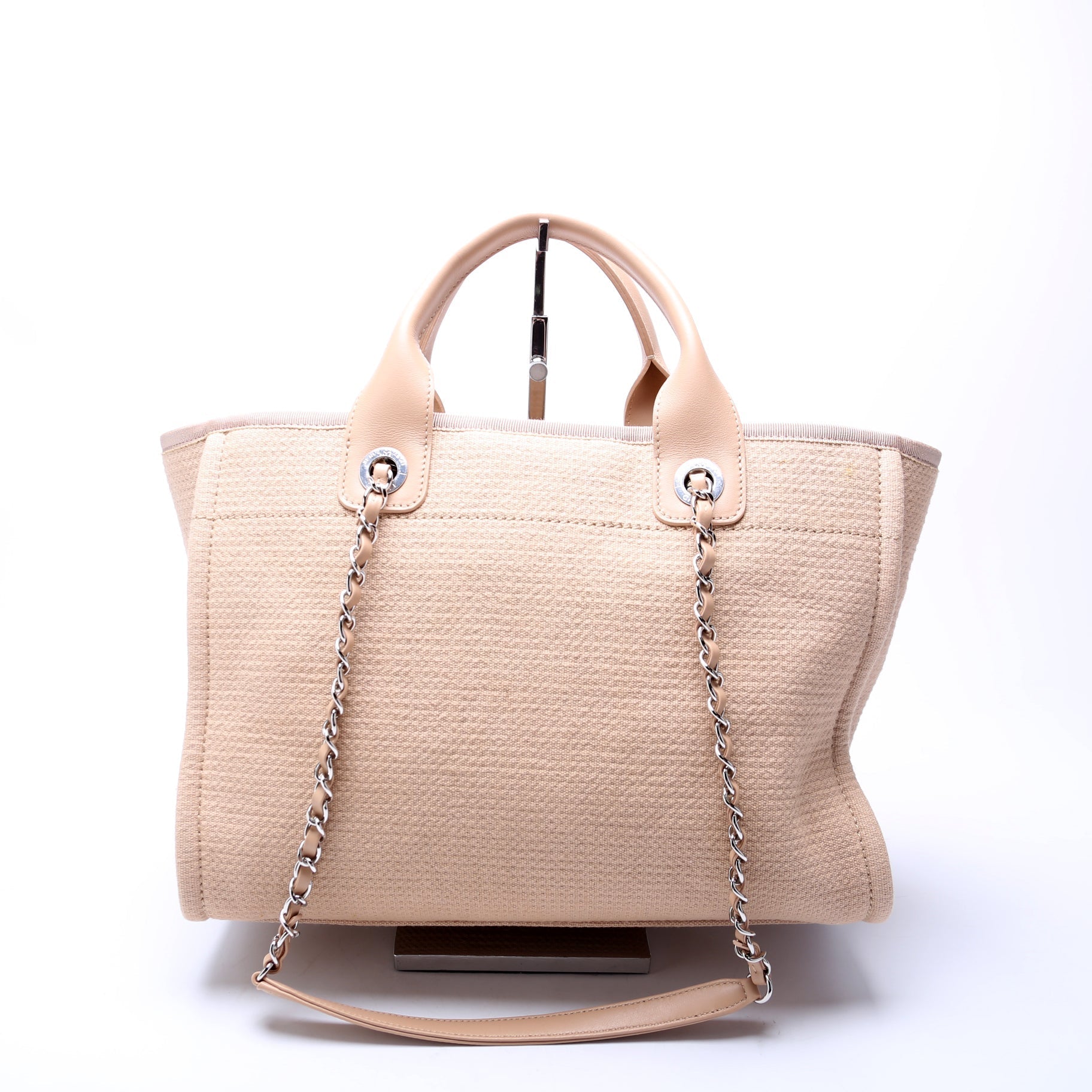 Chanel Deauville Mixed Fibers Small Handbag