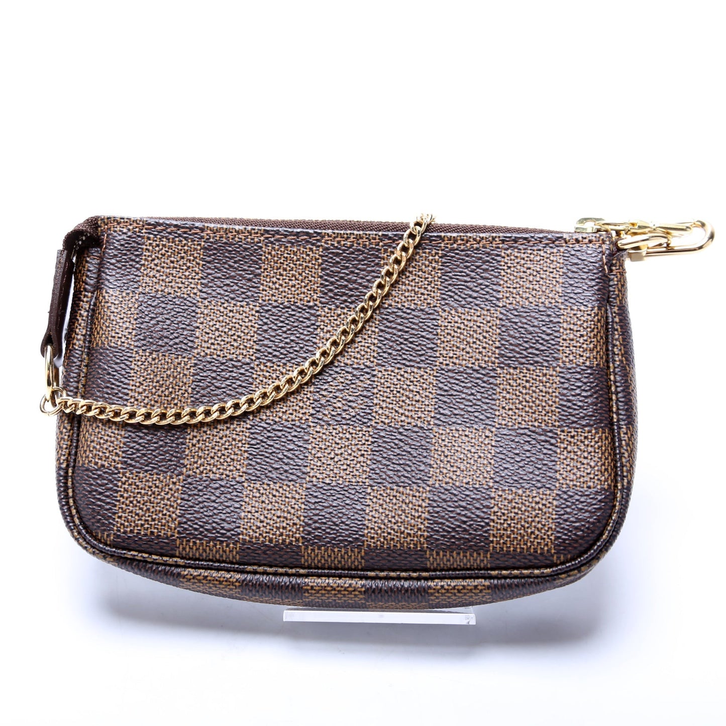 Louis Vuitton Pochette Accessories Ebene Damier Clutch Bag Ebene 12