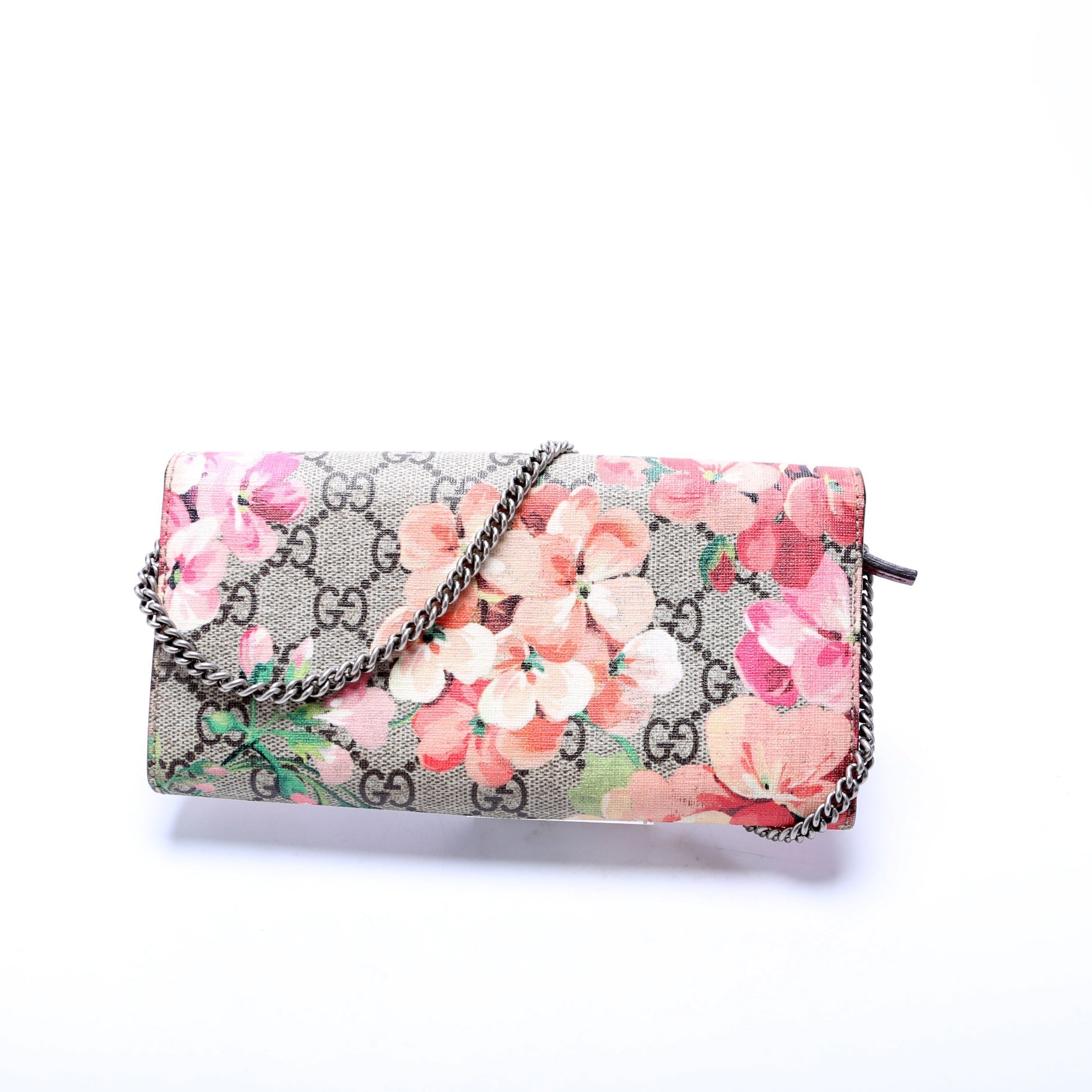 Gucci GG Supreme Blooms WOC Travel Bag
