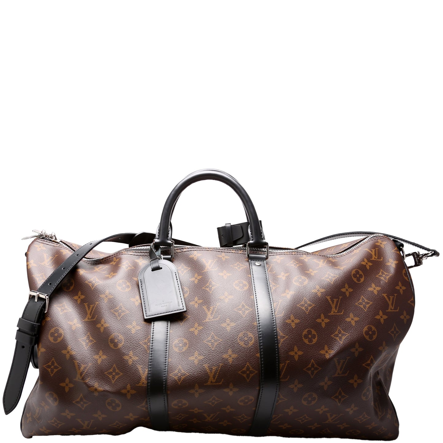 Louis Vuitton Keepall 55 Macassar Bandouliere Travel Bag