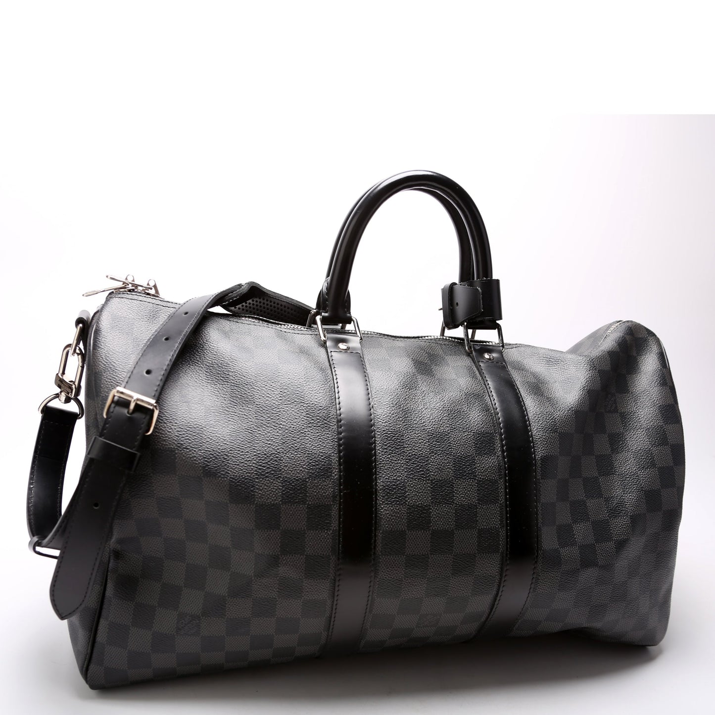 Louis Vuitton Keepall 45 Bandouliere Graphite Damier Travel Bag