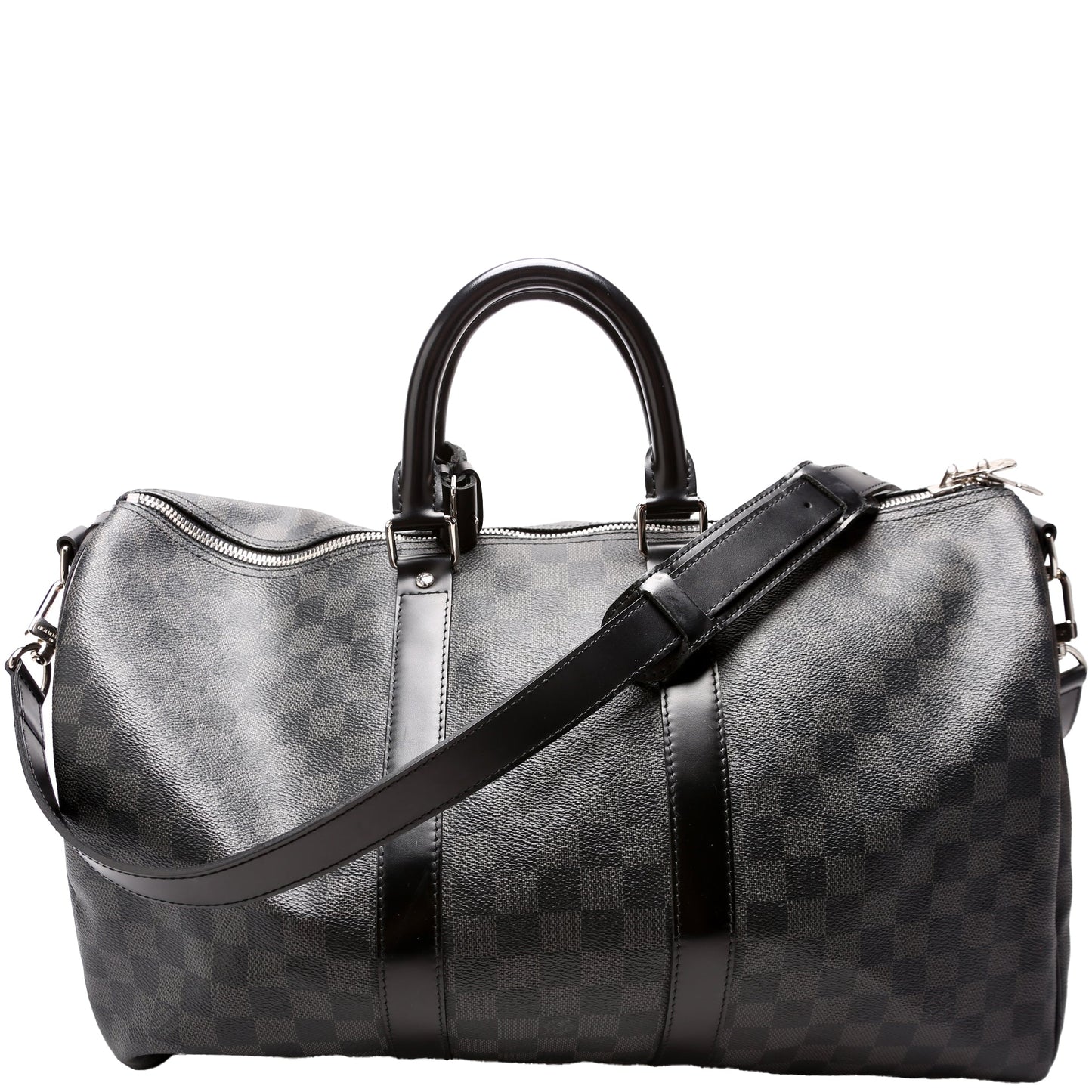 Louis Vuitton Keepall 45 Bandouliere Graphite Damier Travel Bag