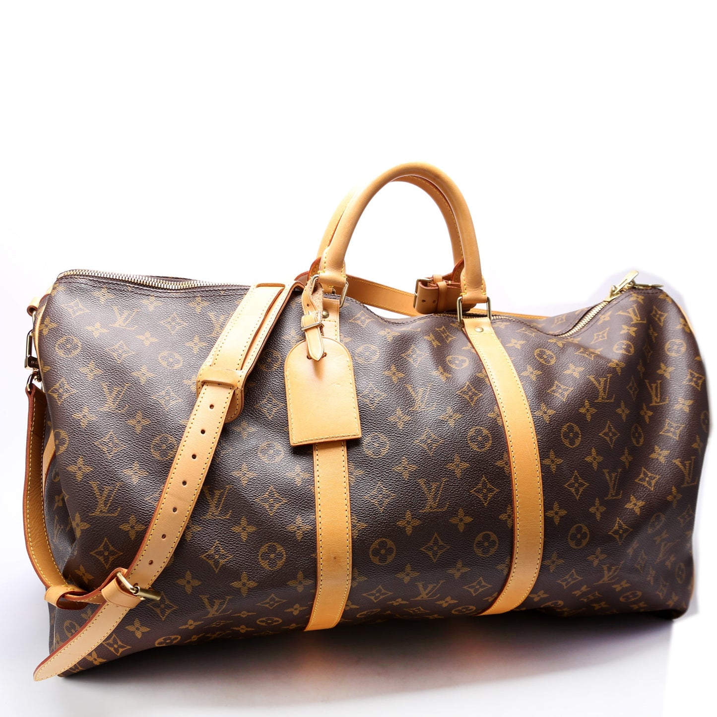 Louis Vuitton Keepall 60 Bandouliere Monogram Travel Bag Bandouliere 2
