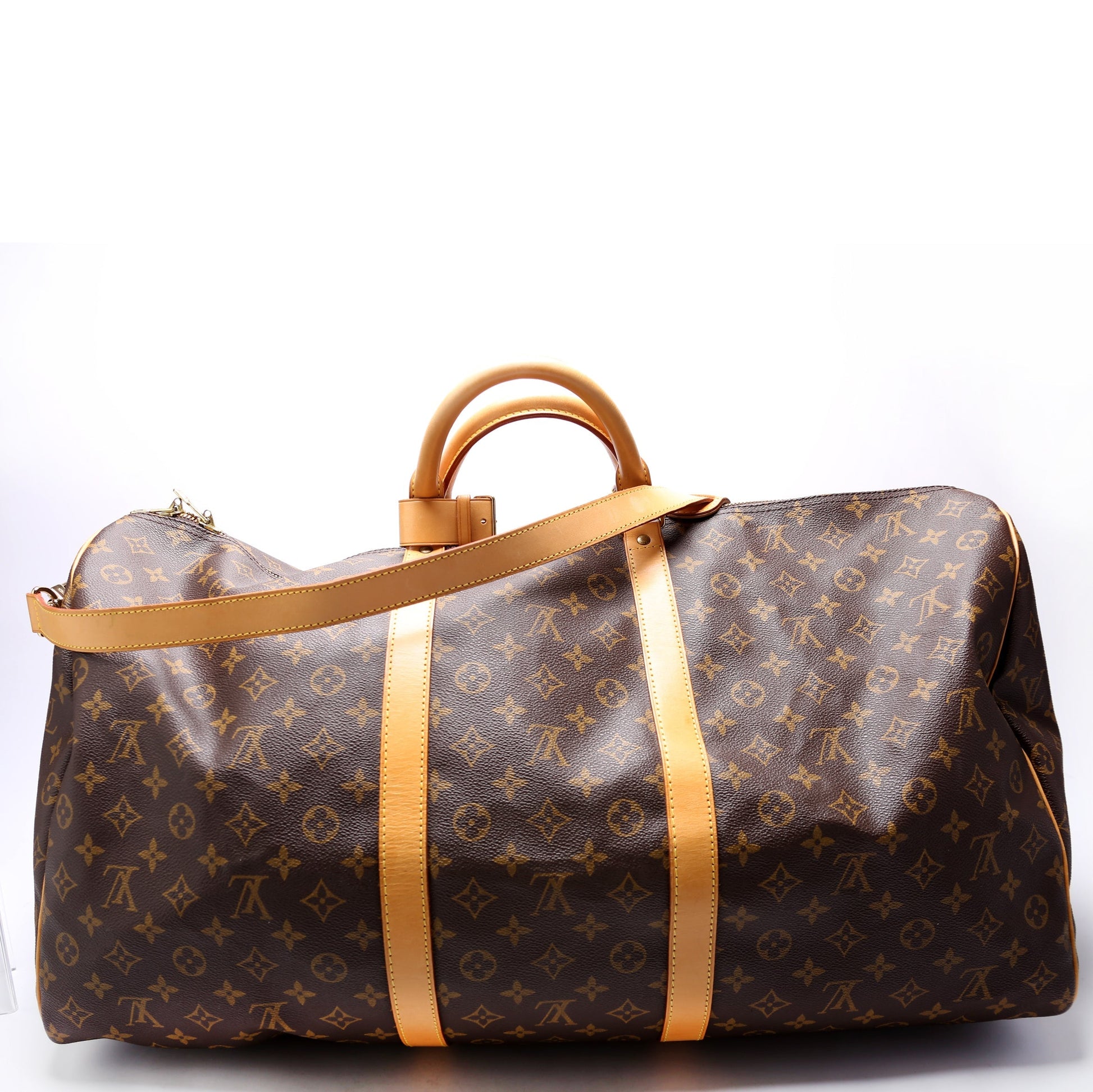Louis Vuitton Keepall 60 Bandouliere Monogram Travel Bag Bandouliere 2