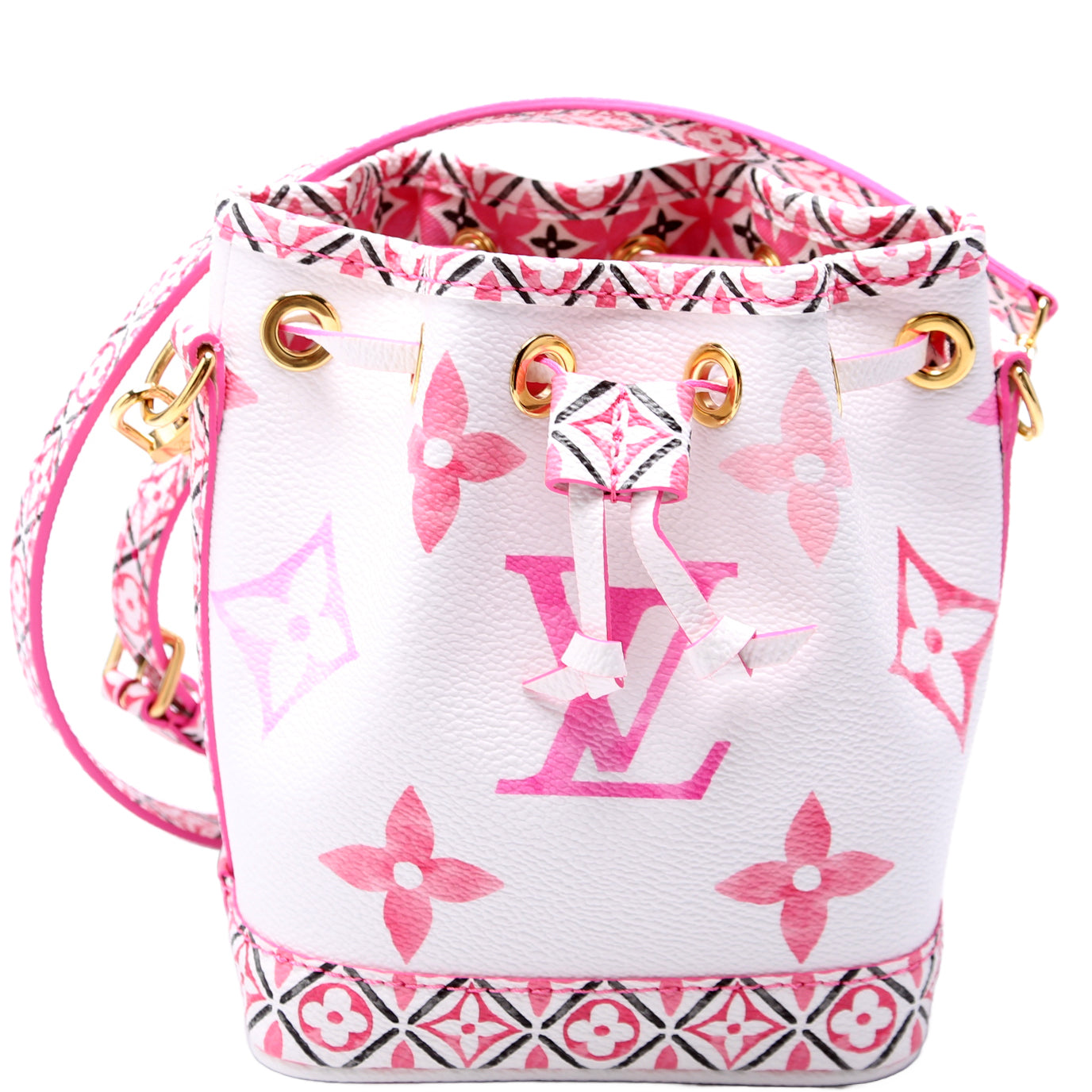 Louis Vuitton Noe "By Pool" Watercolor Nano Handbag