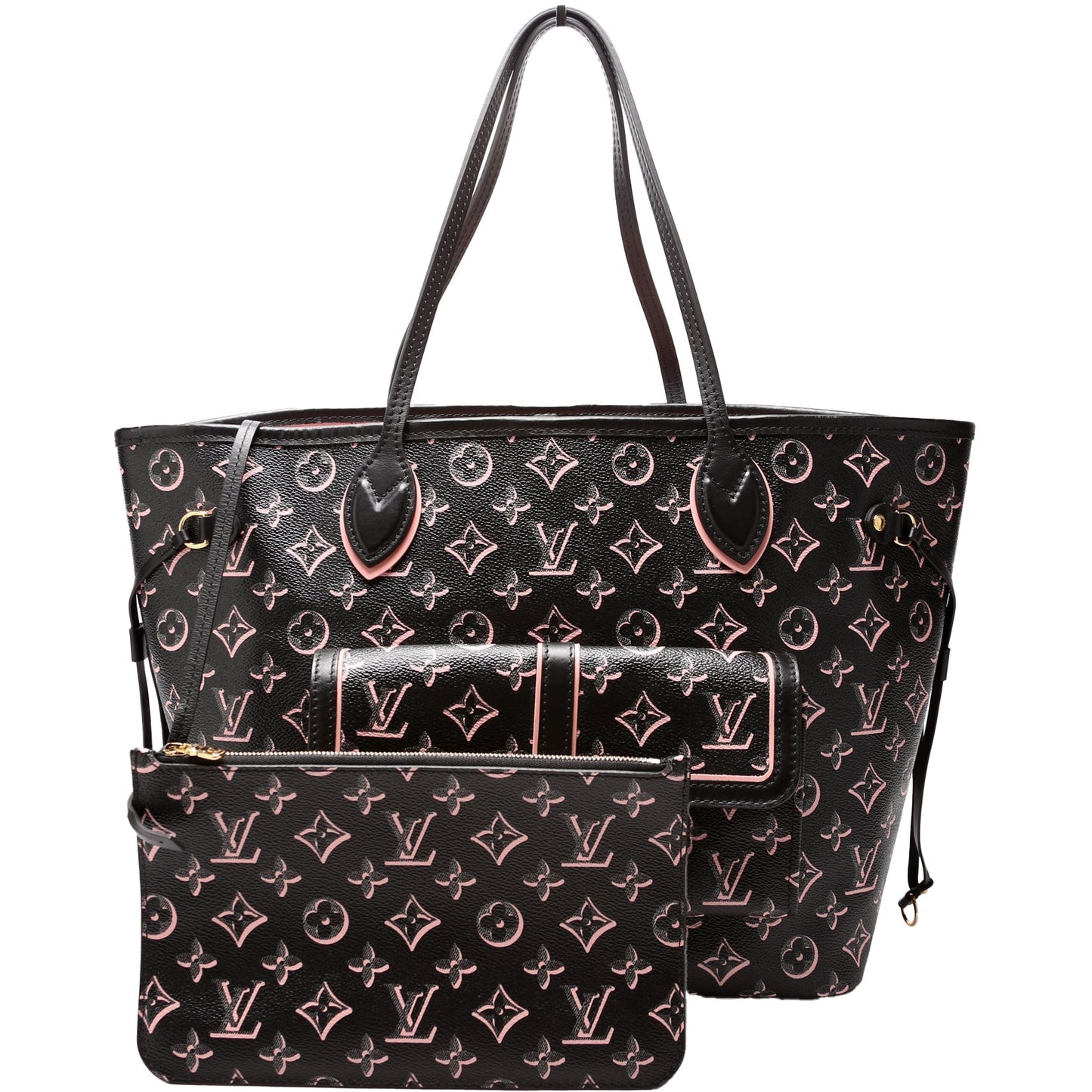 Louis Vuitton Neverfull W MM Fall You Wallet Case