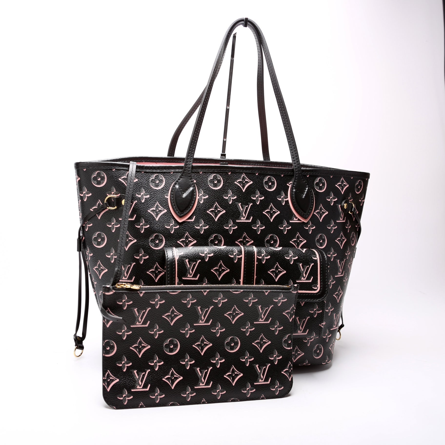 Louis Vuitton Neverfull W MM Fall You Wallet Case