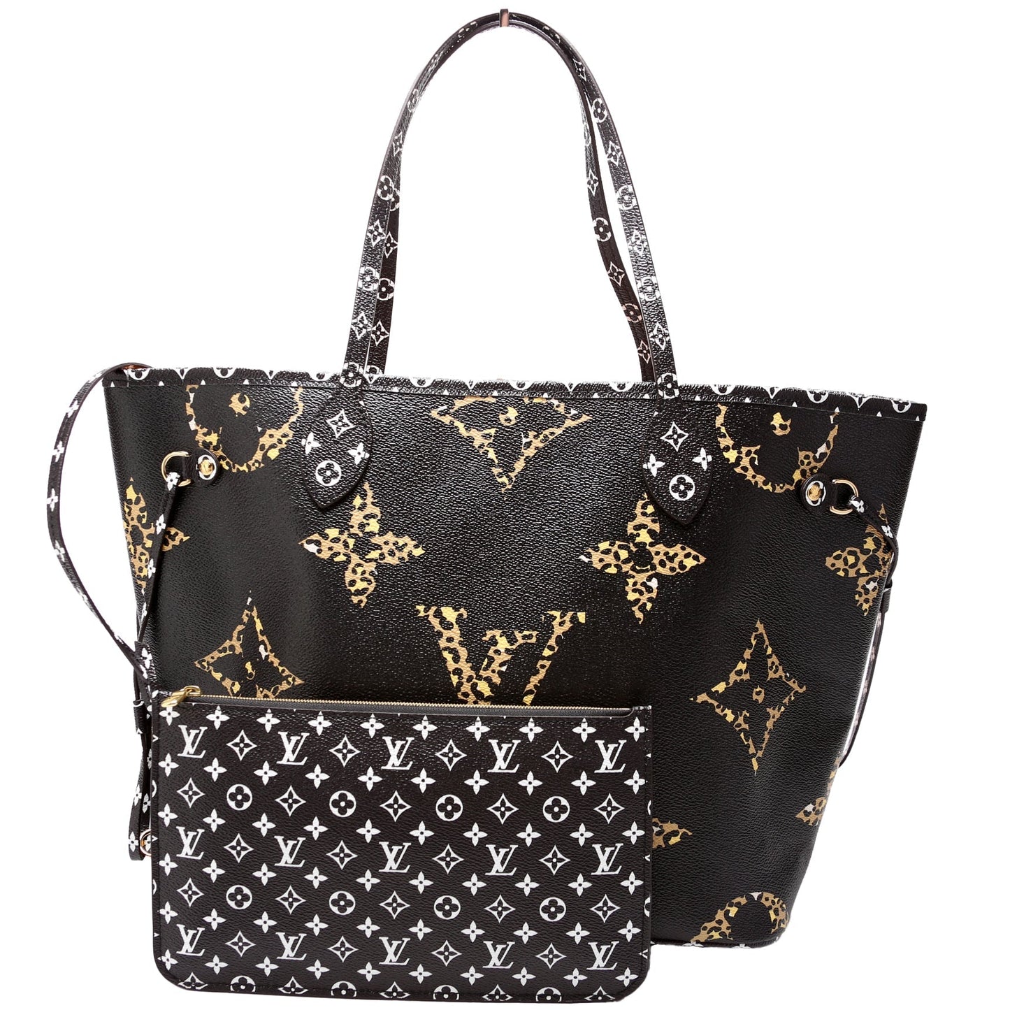Louis Vuitton Neverfull W MM Jungle Wallet Case Jungle 4