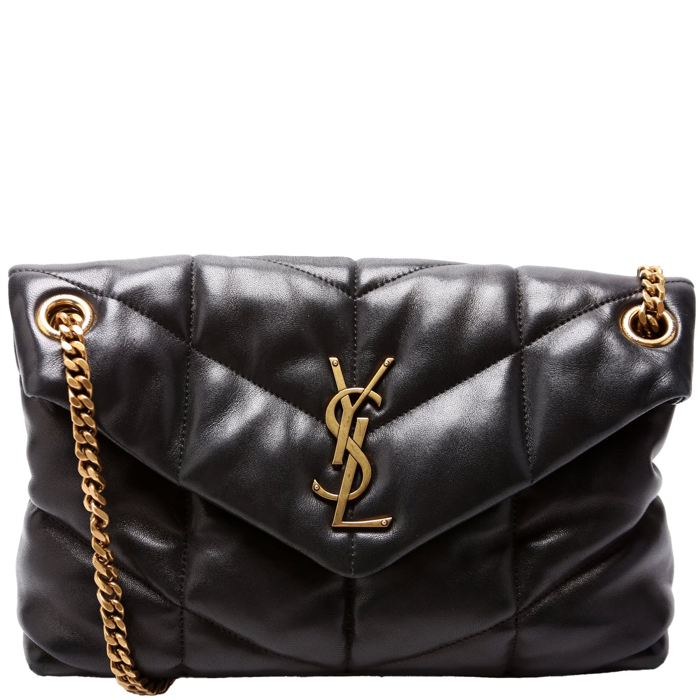 YSL Saint Laurent Puffer Bag Lambskin Quilted Small Travel Bag Small Lambskin 3