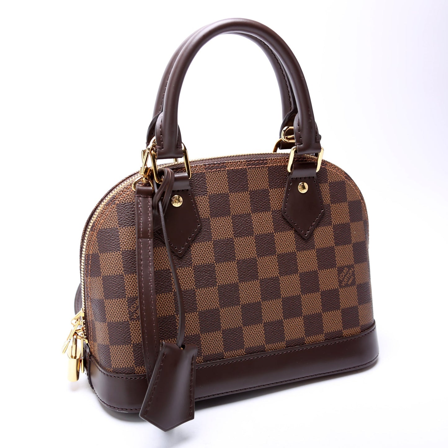 Louis Vuitton Alma BB Ebene Damier Handbag Ebene 7