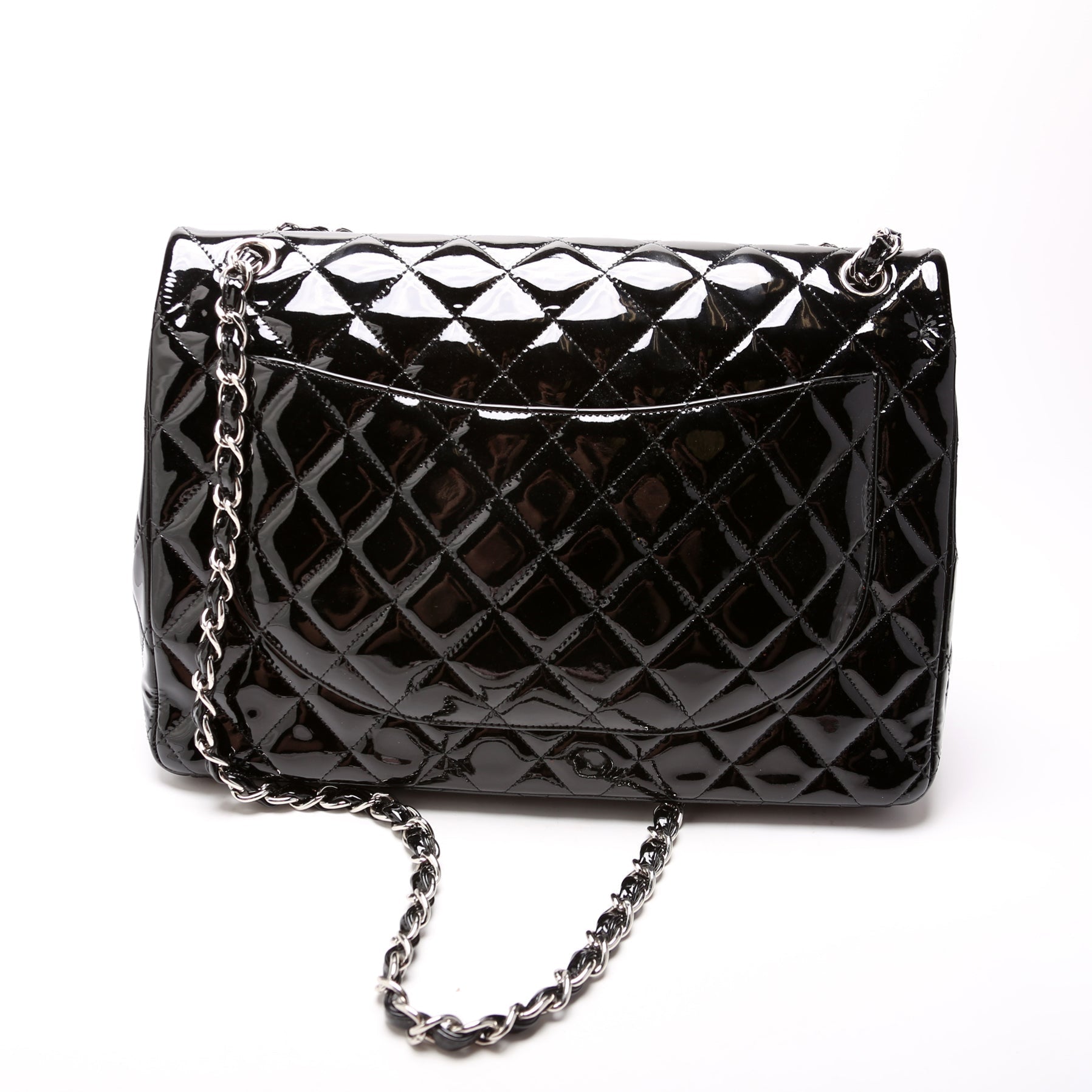Chanel Classic Flap Maxi Patent 17-20M Handbag