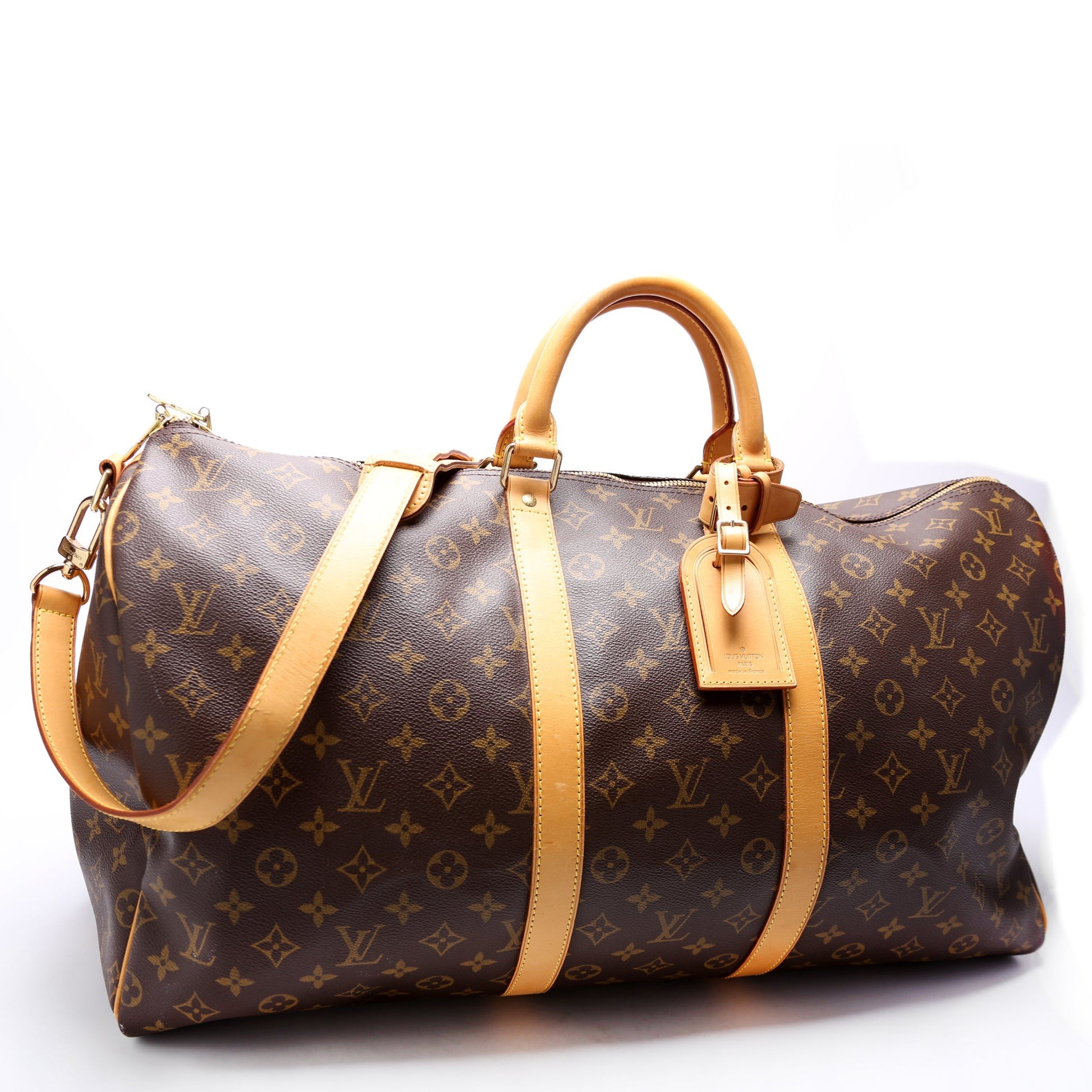 Louis Vuitton Keepall 55 Bandouliere Monogram Travel Bag Monogram 21