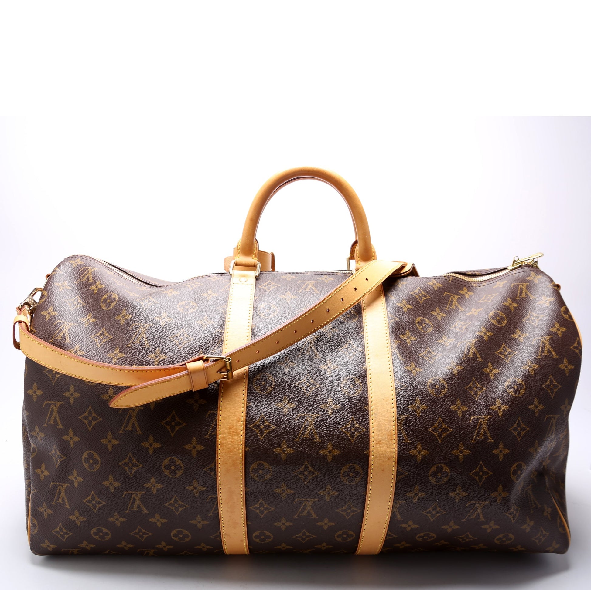 Louis Vuitton Keepall 55 Bandouliere Monogram Travel Bag Monogram 21