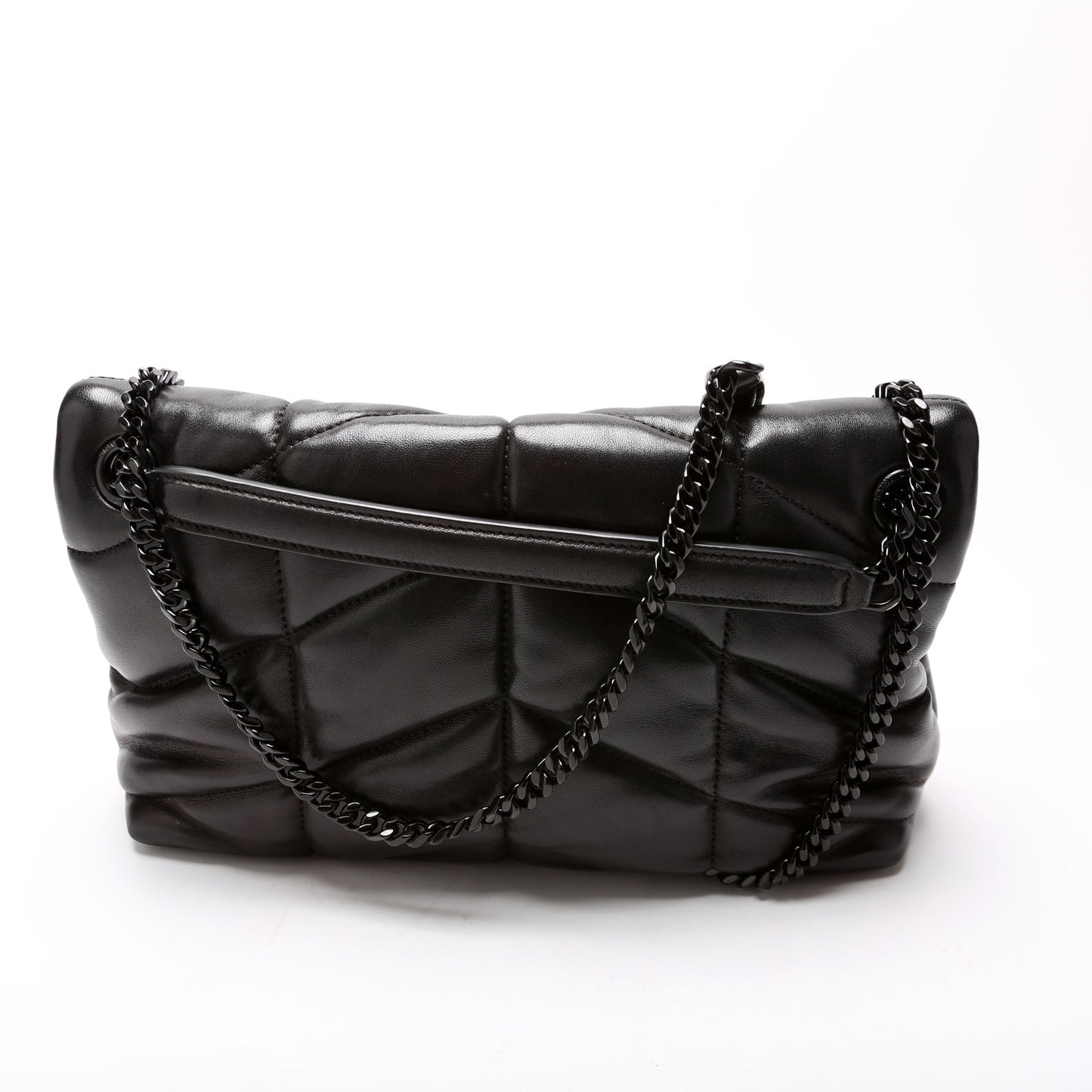 YSL Saint Laurent Puffer Bag Lambskin Quilted Small Travel Bag