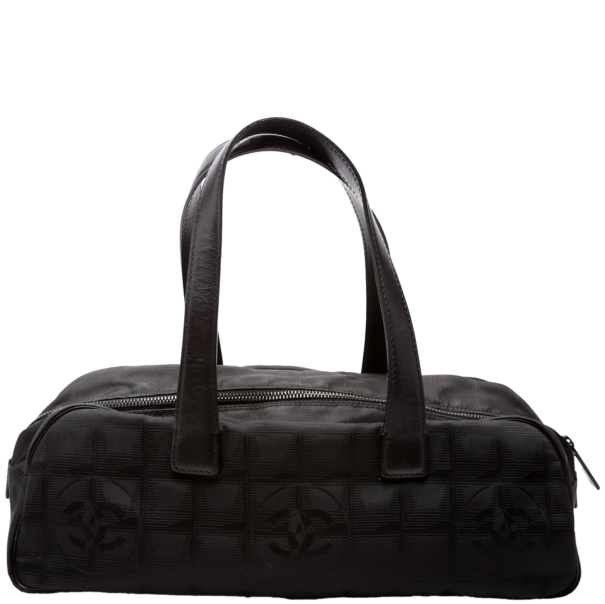 Chanel Line Nylon Boston 6M Travel Bag