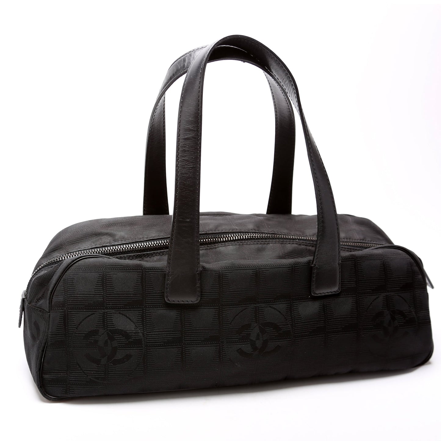 Chanel Line Nylon Boston 6M Travel Bag