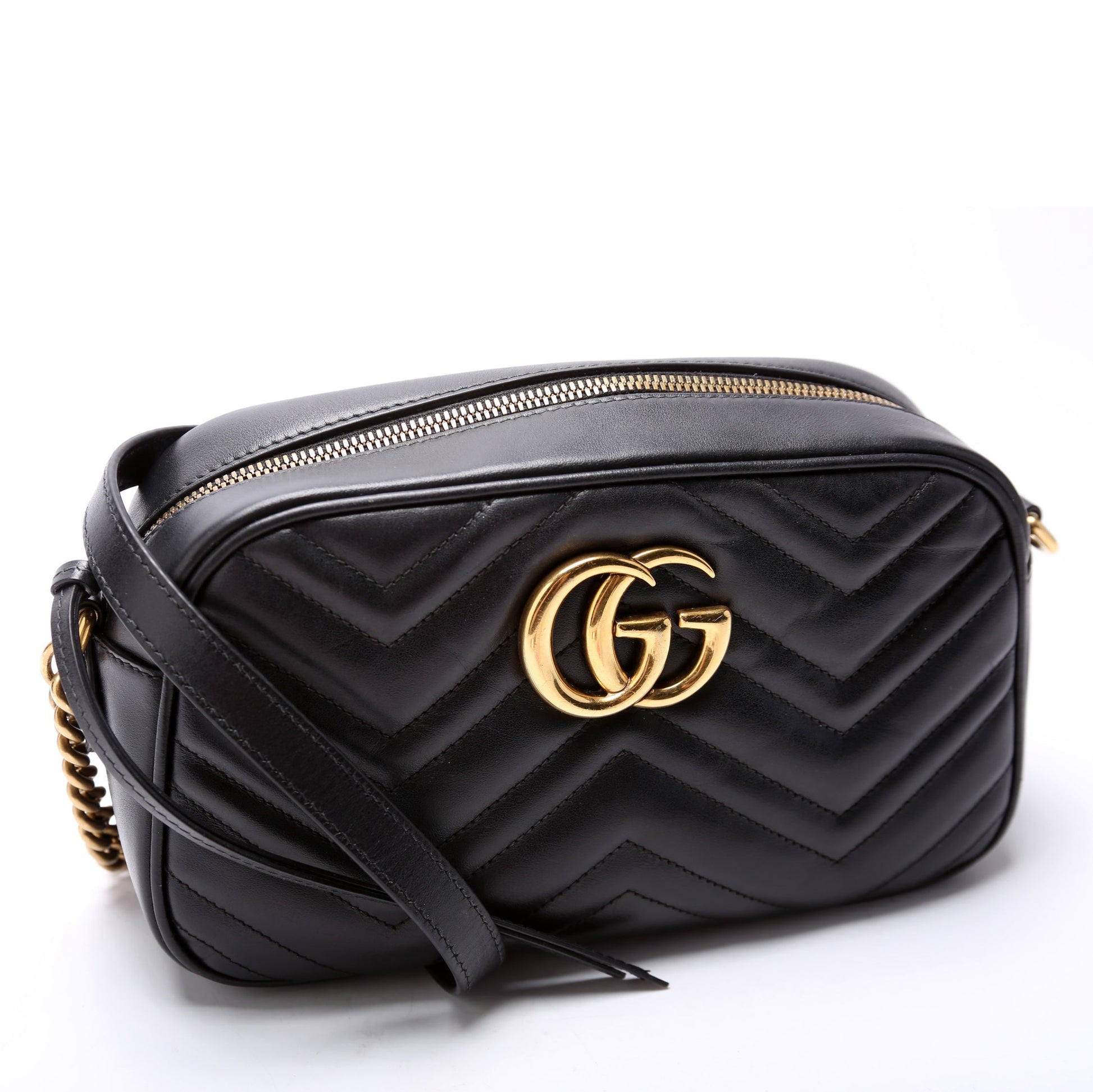 Gucci Marmont Camera Leather Small Crossbody Bag Camera 47