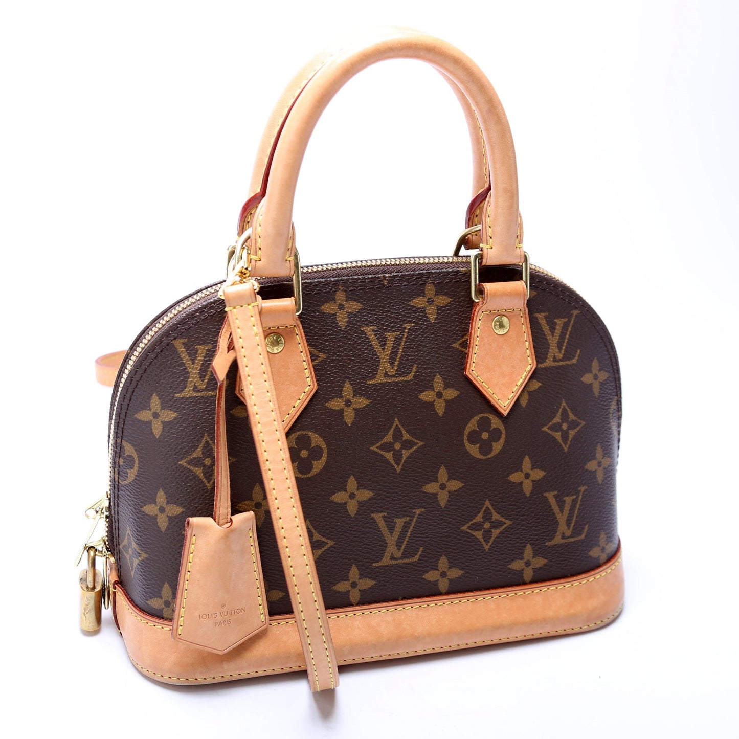 Louis Vuitton Alma BB Monogram Handbag Monogram 16