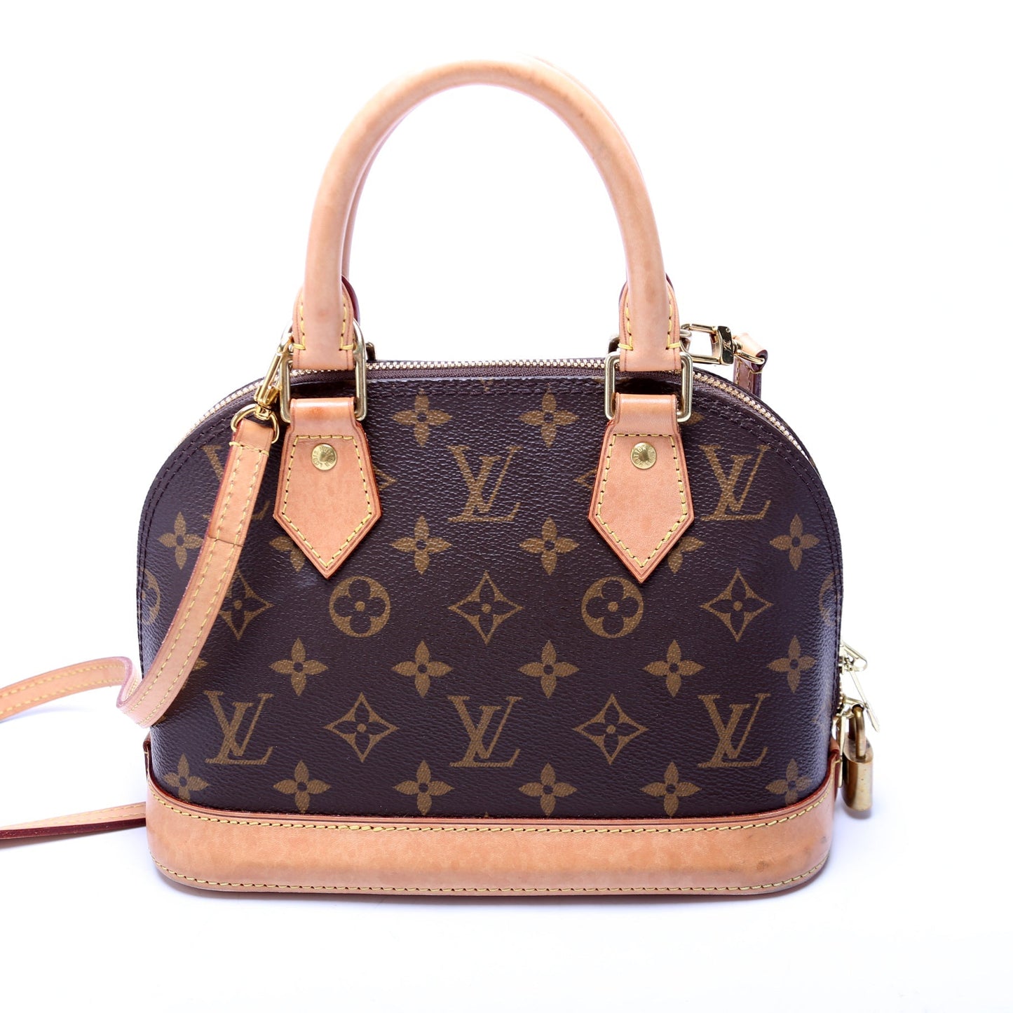 Louis Vuitton Alma BB Monogram Handbag Monogram 16