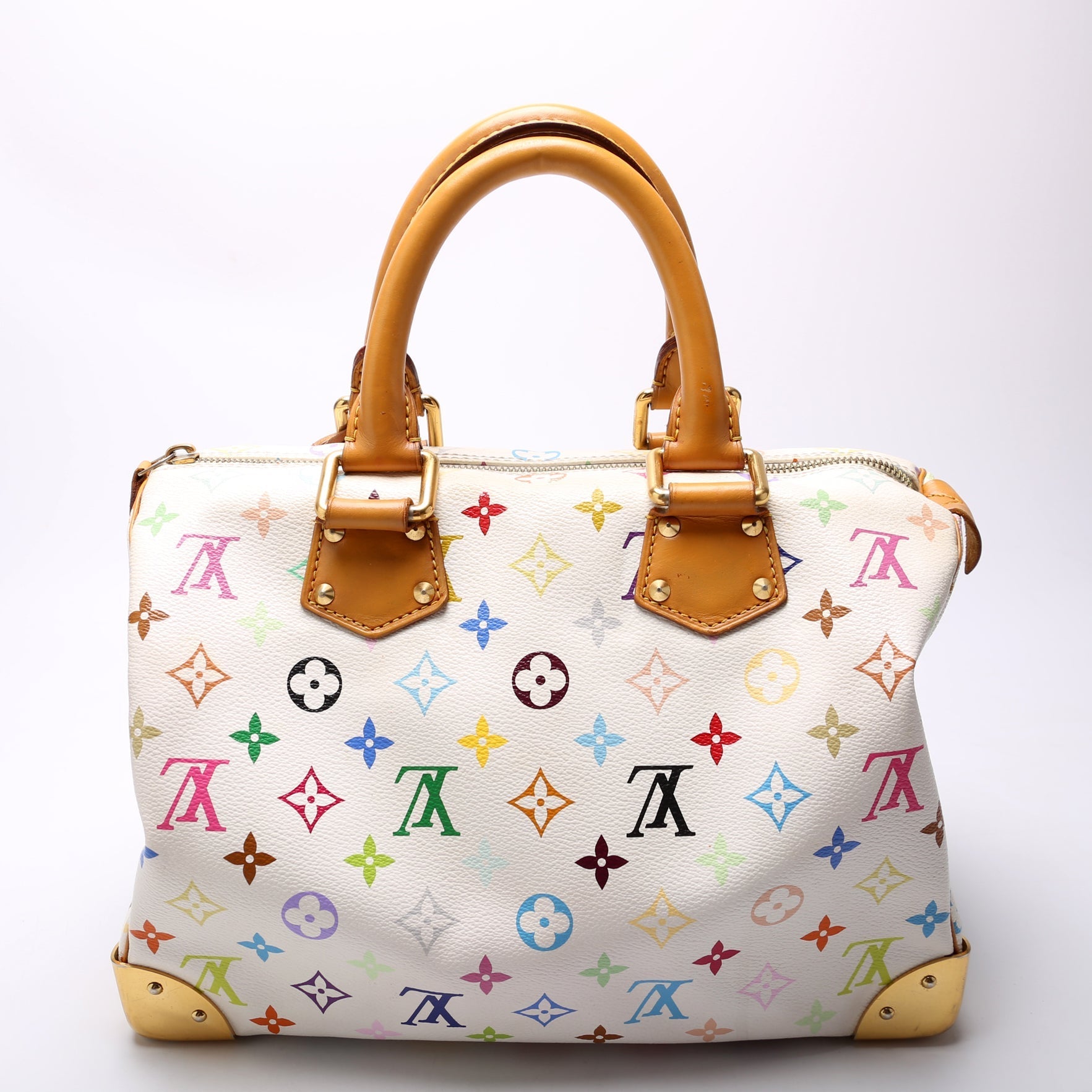 Louis Vuitton Speedy 30 Monogram Multicolor Handbag Monogram 9