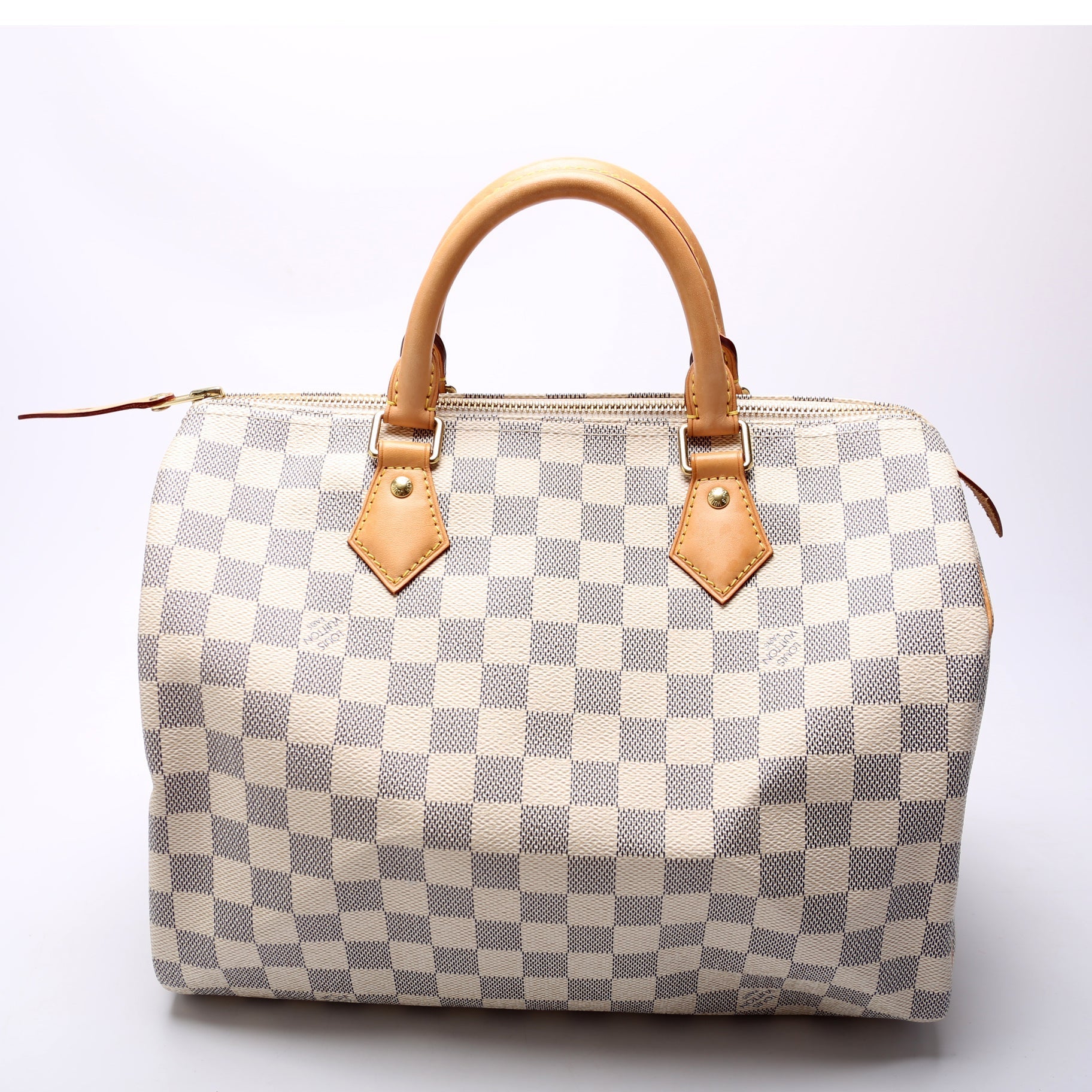 Louis Vuitton Speedy 30 Azur Damier Handbag Azur 44