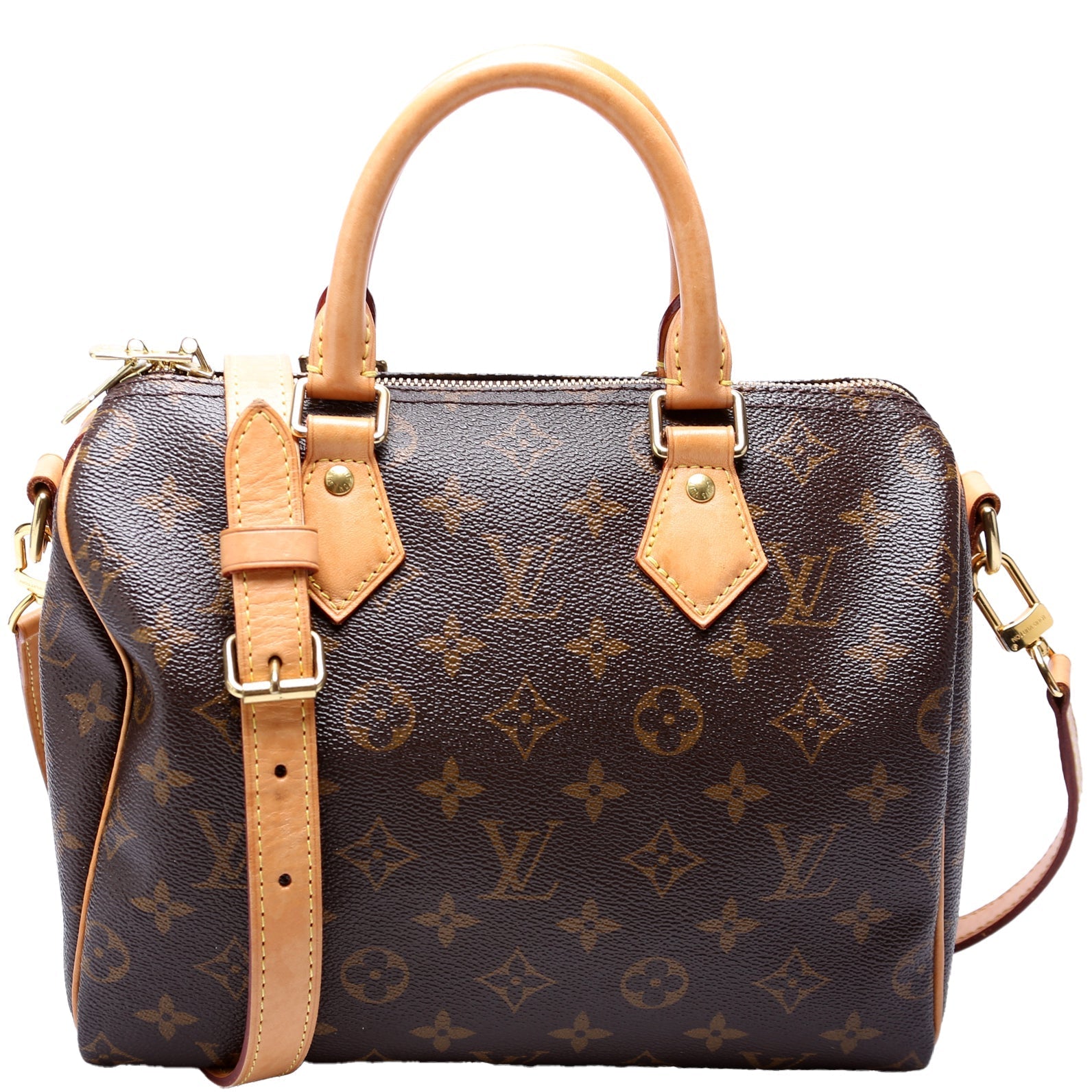 Louis Vuitton Speedy 25 Bandouliere Monogram Handbag Monogram 7