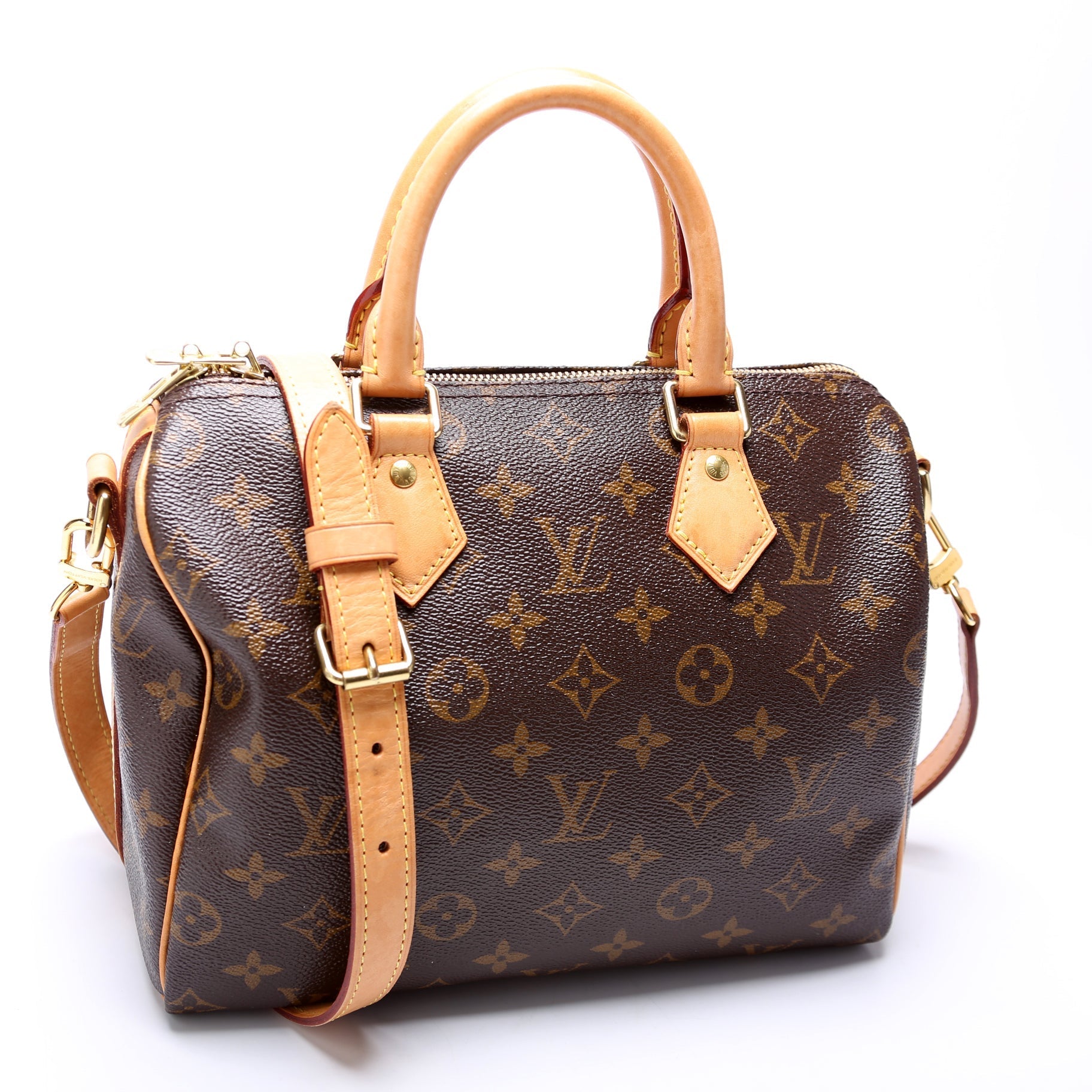 Louis Vuitton Speedy 25 Bandouliere Monogram Handbag Monogram 7