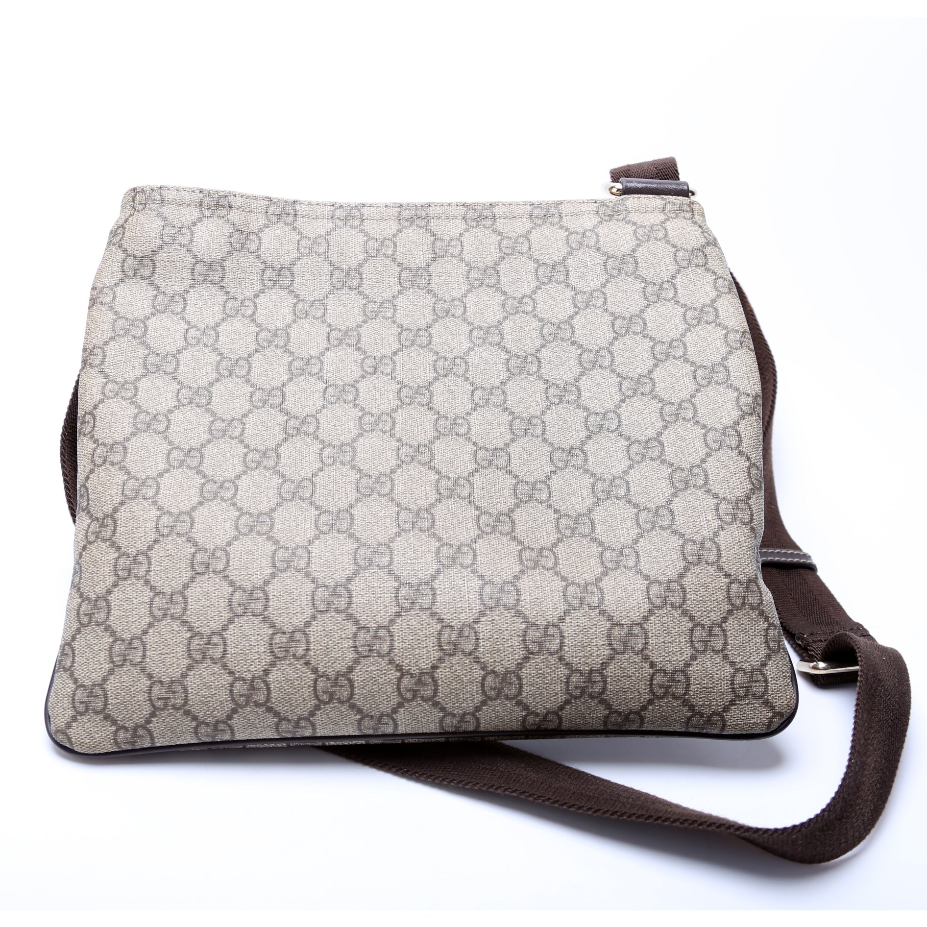 Gucci GG Supreme Flat Messenger Medium Shoes
