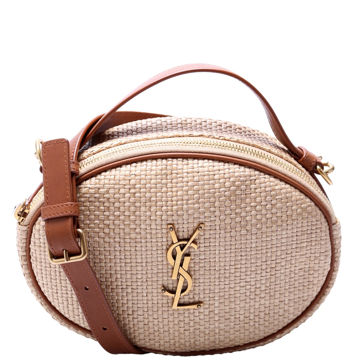 YSL Saint Laurent Saint Laurent Camera Bag Raffia Travel Bag