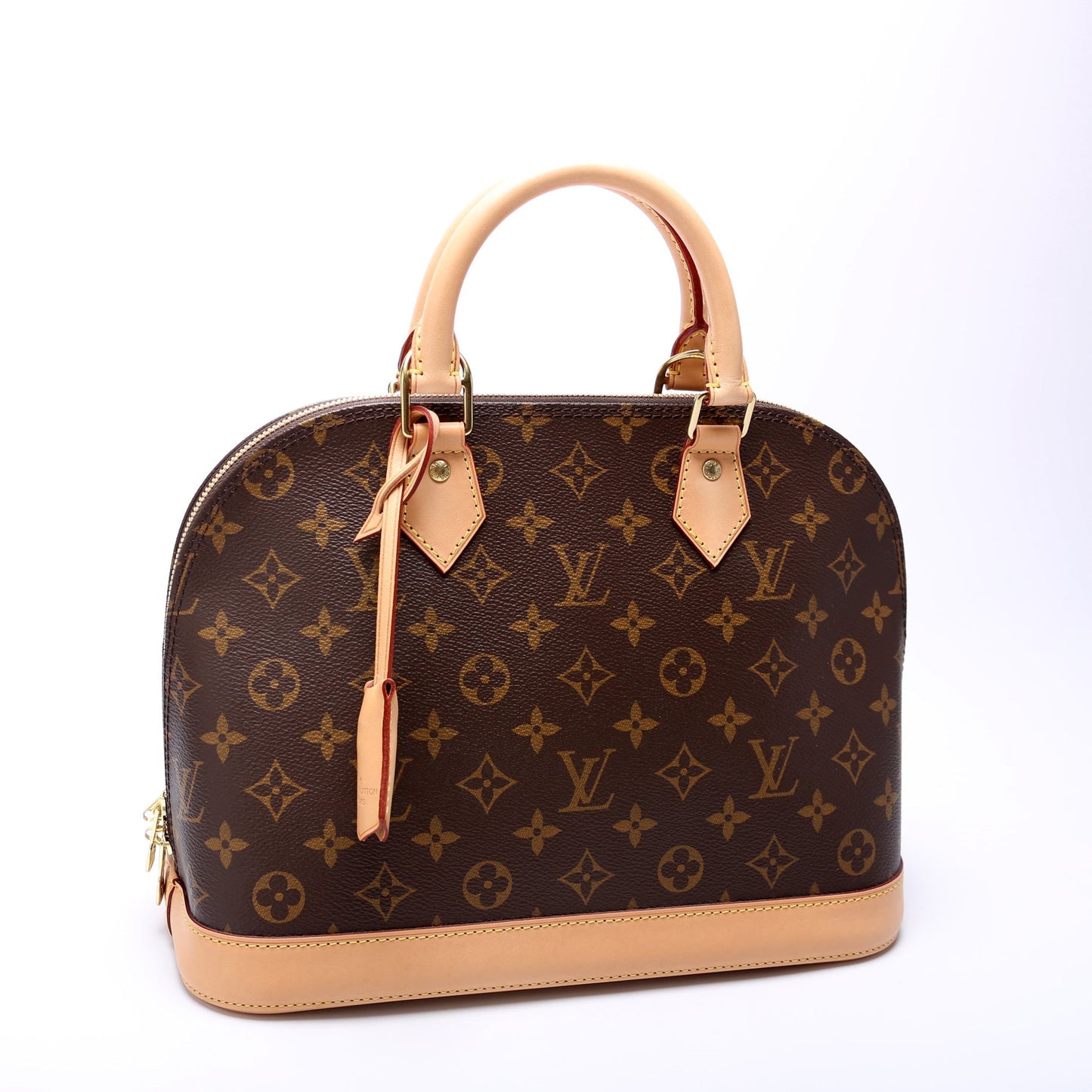 Louis Vuitton Alma PM Newer Monogram Handbag Newer 1